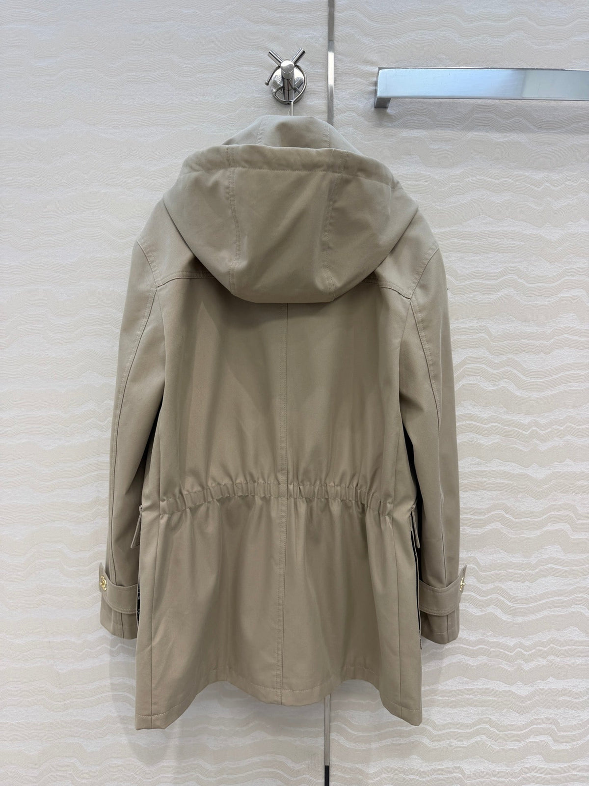 Chanel 2026 Parka Khaki Cotton Gabardine 435596