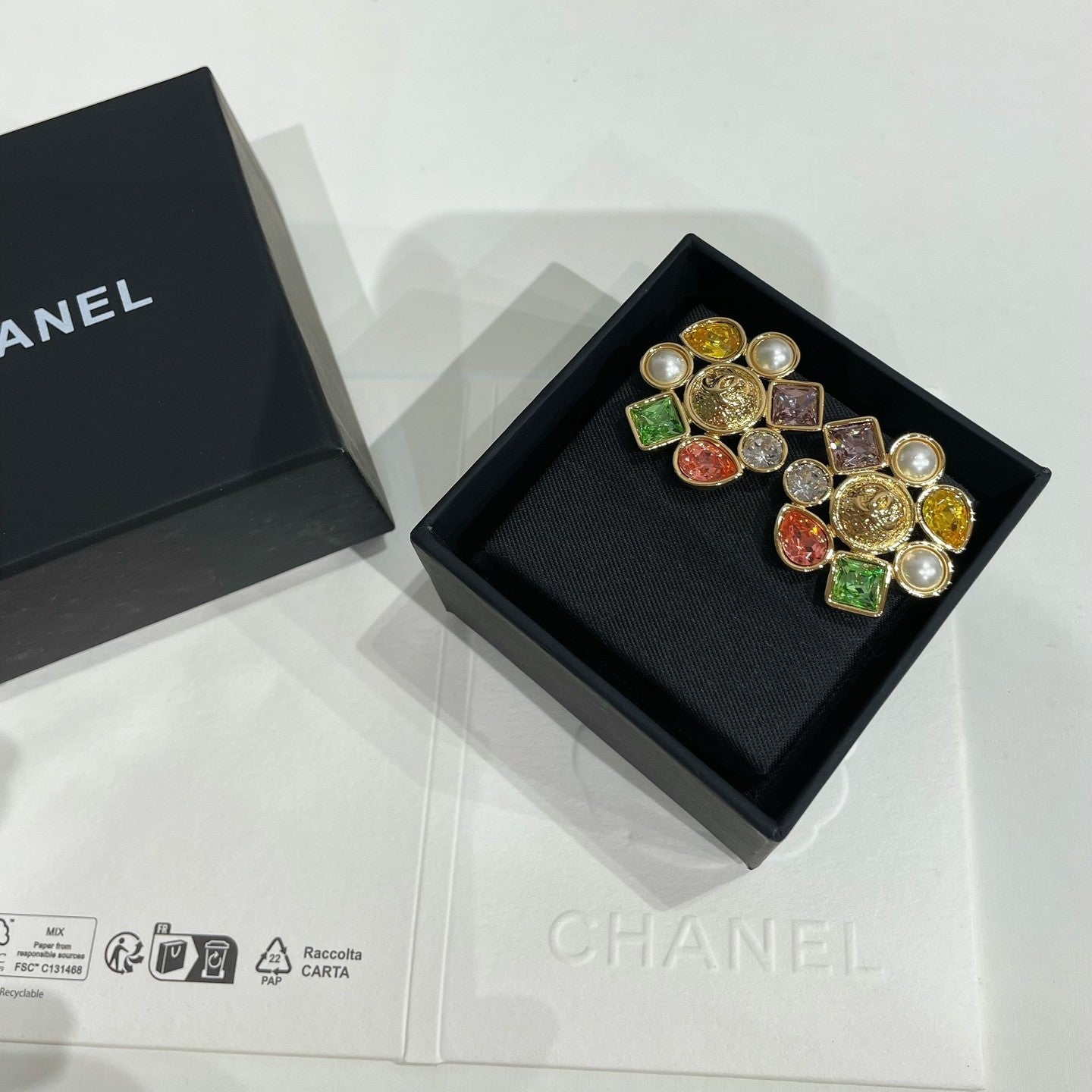 CC 26FW Colored Gold Earrings 023