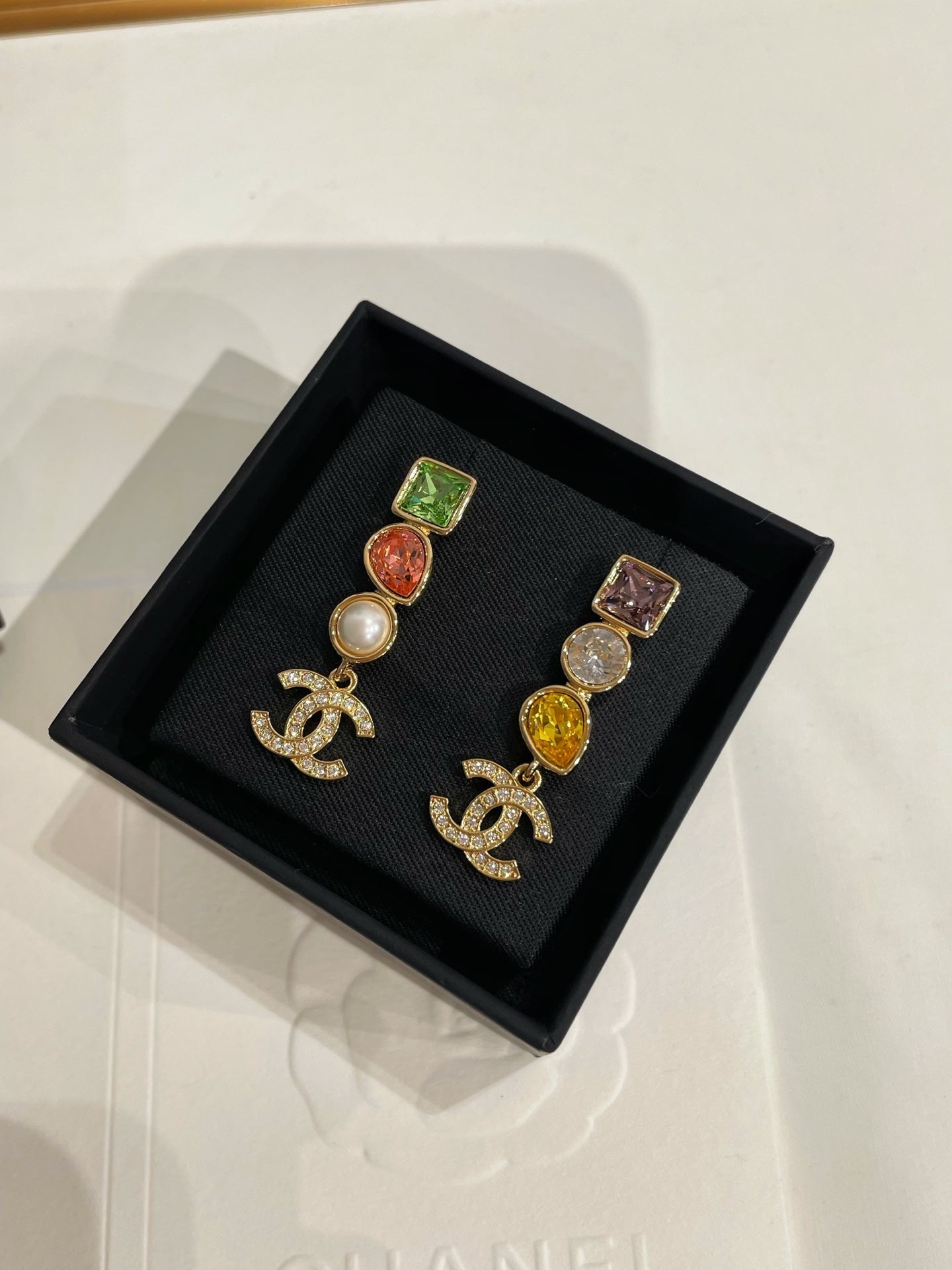 CC 26FW Colored Gold Earrings 022