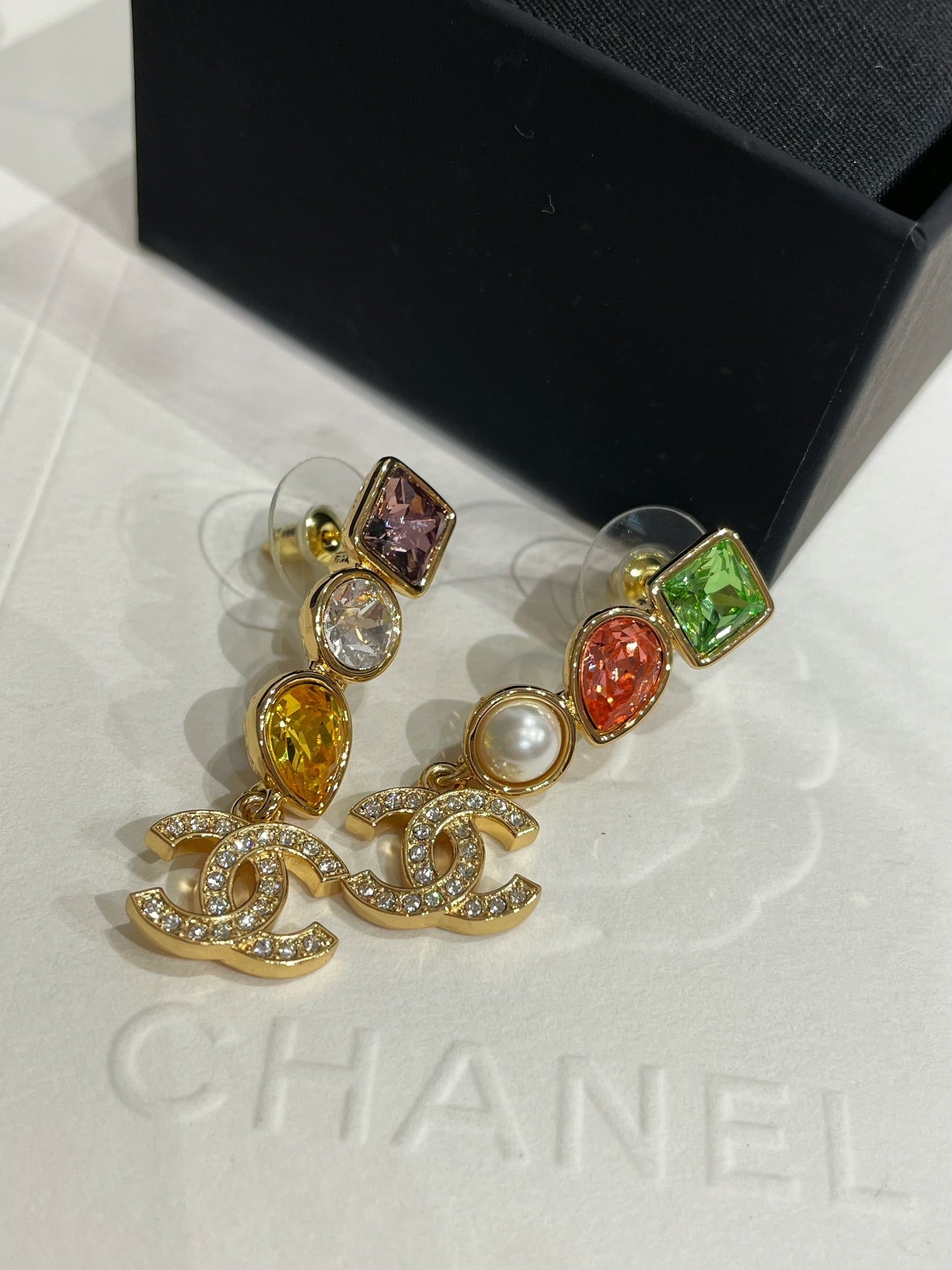 CC 26FW Colored Gold Earrings 022