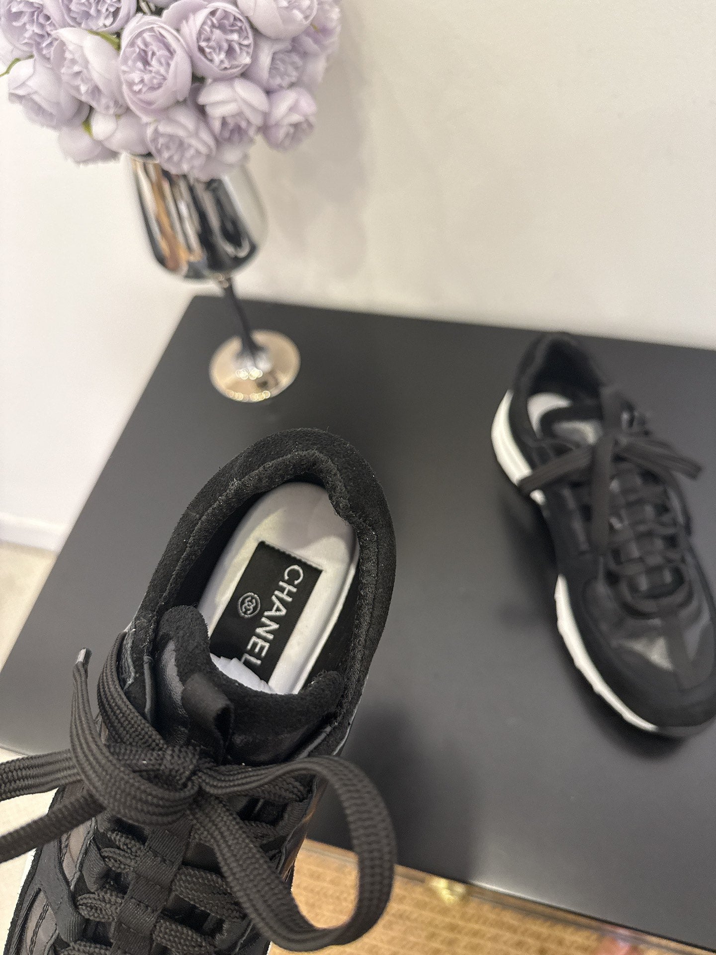 CC 25 Sneaker Black Cowhide 330791