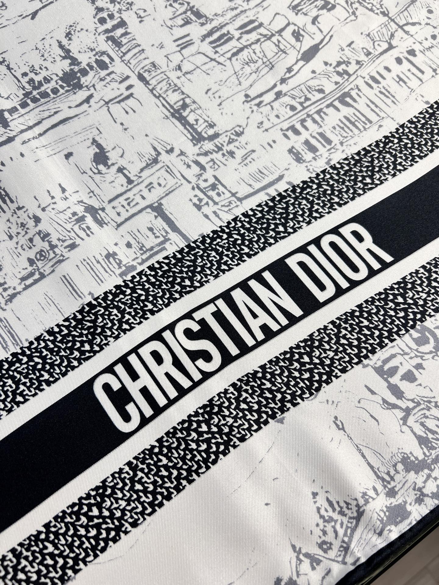 Dior 26s Scarf 90cm In Silk 198371
