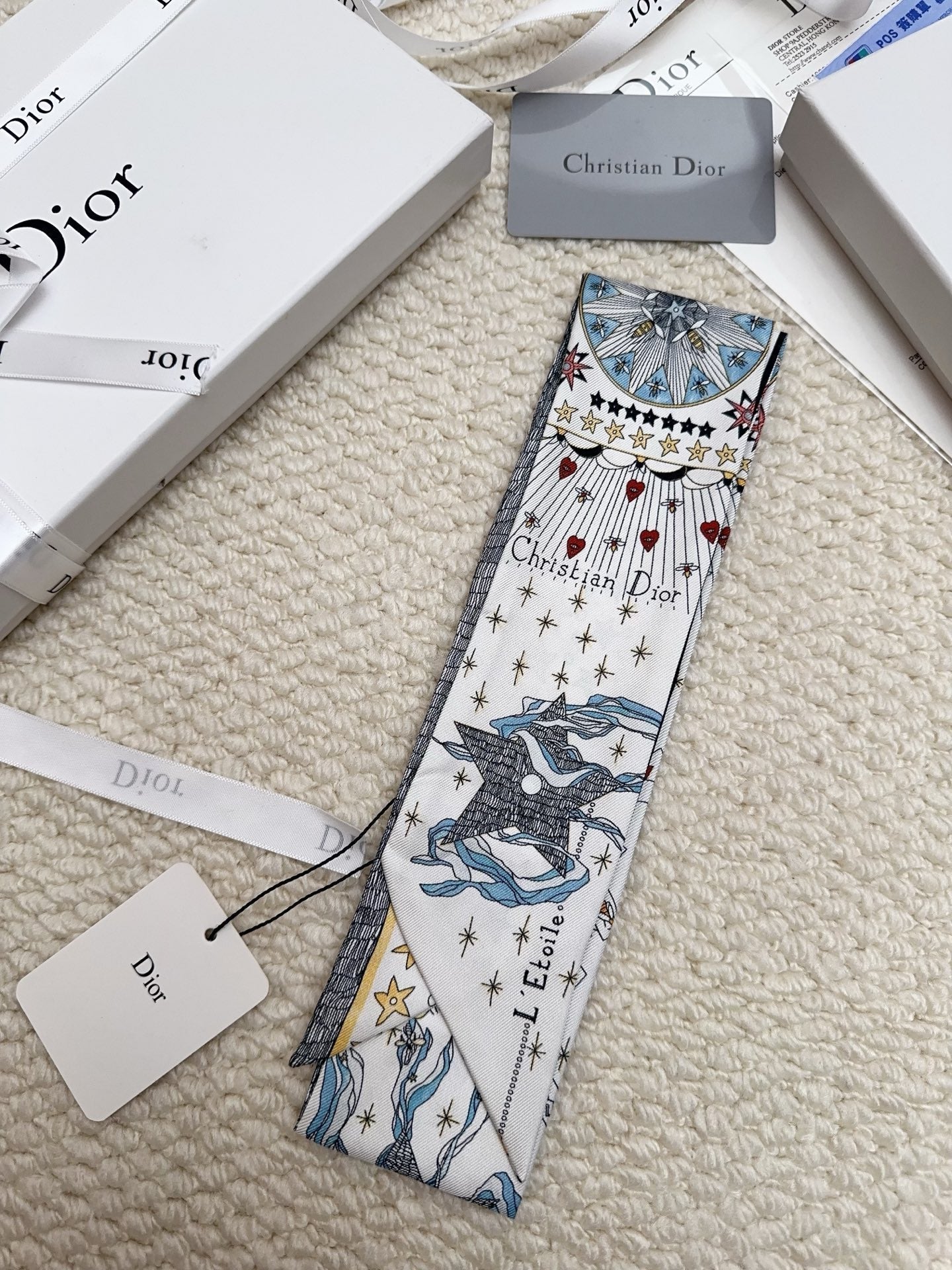 Dior 26s Scarf 86cm In Silk 311738