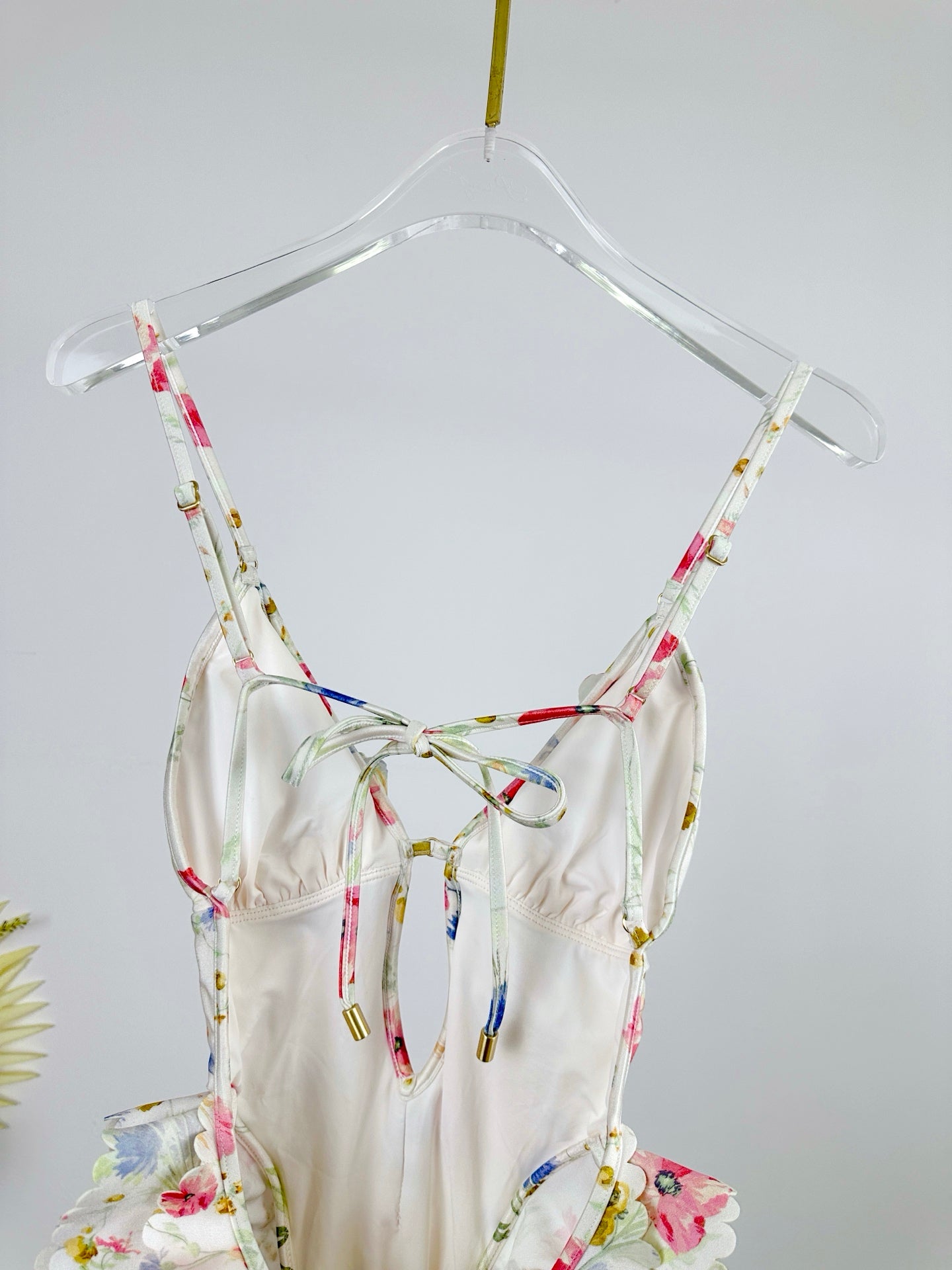 Zimmermann Summer Swim Cream Bouquet Floral Cotton 342363