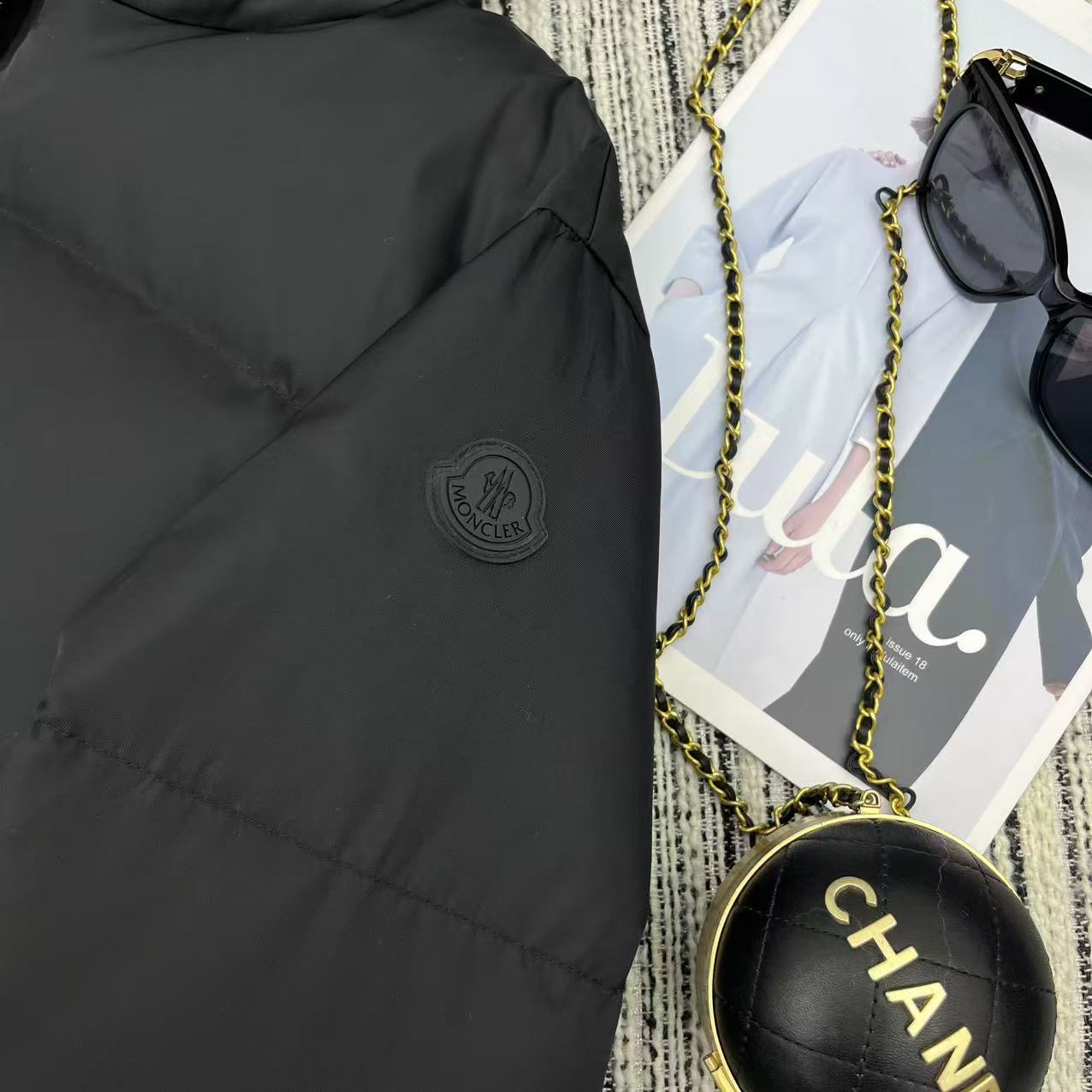 MC Vissec Short Down Jacket Black Down Feather