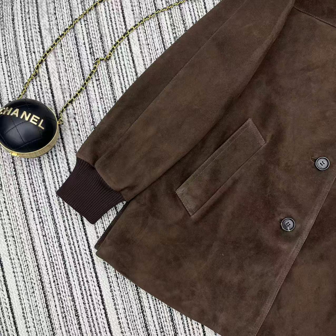 LP Maremma Jacket Coffee Brown Suede 342671