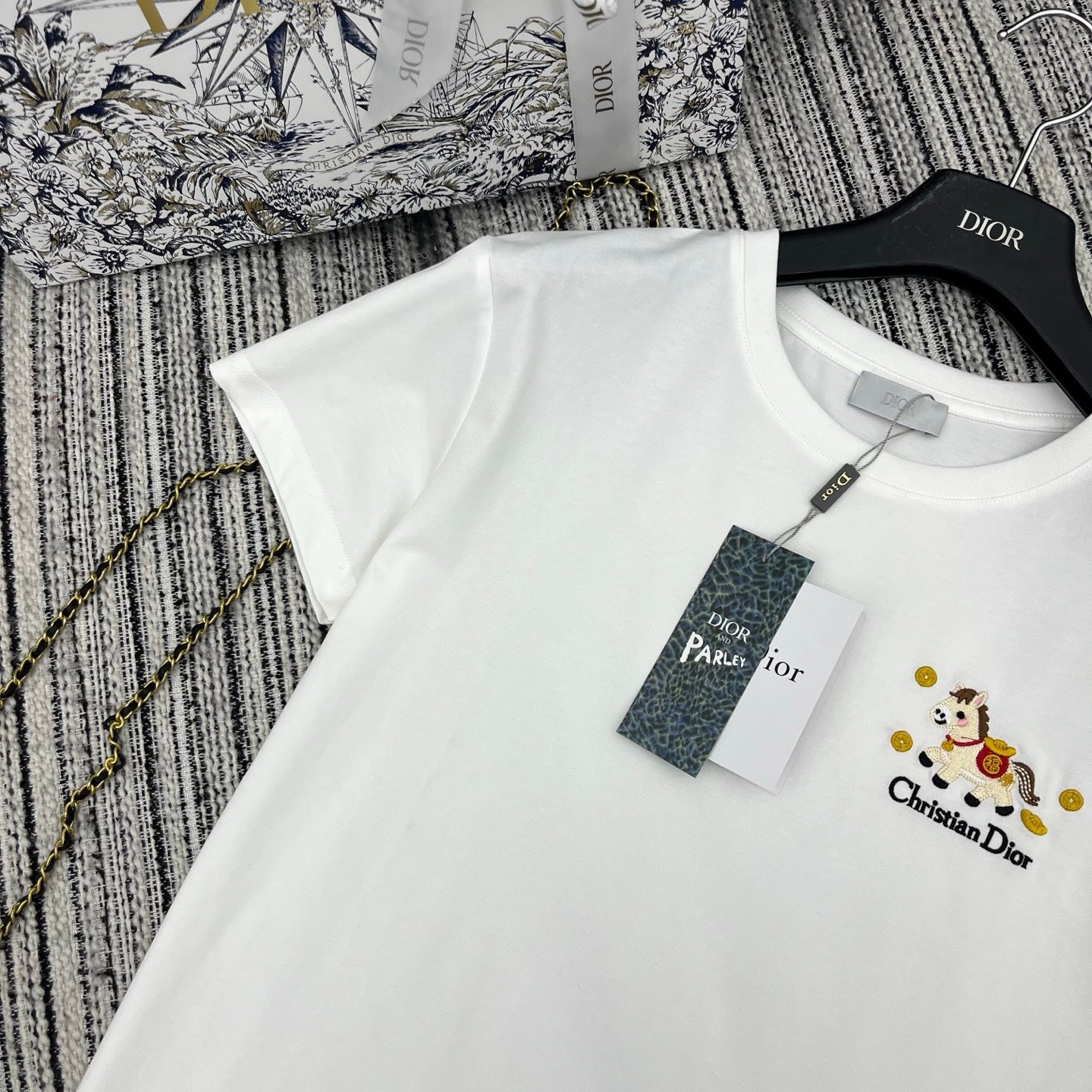 Dior 26s Short-Sleeve Crew-Neck T-Shirt 1091