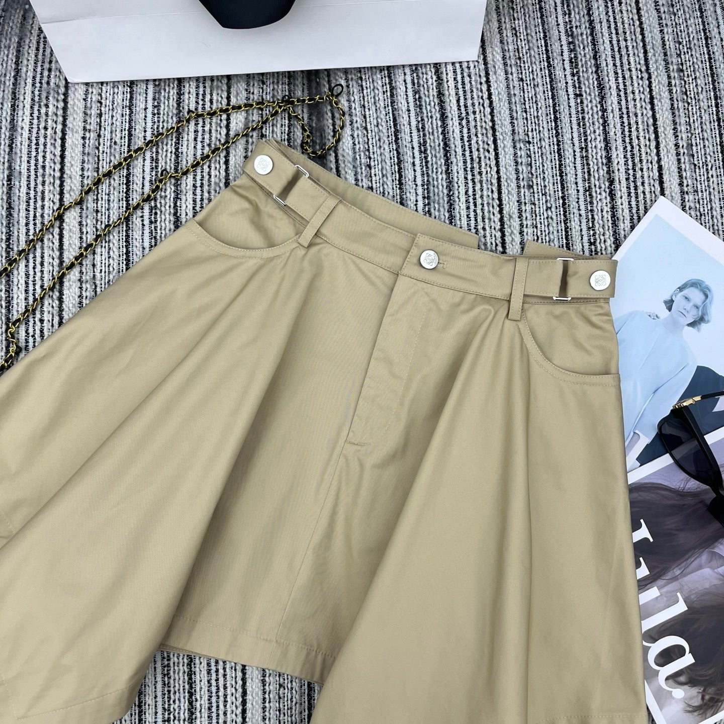 Loewe Short Skirt Khahi Cotton