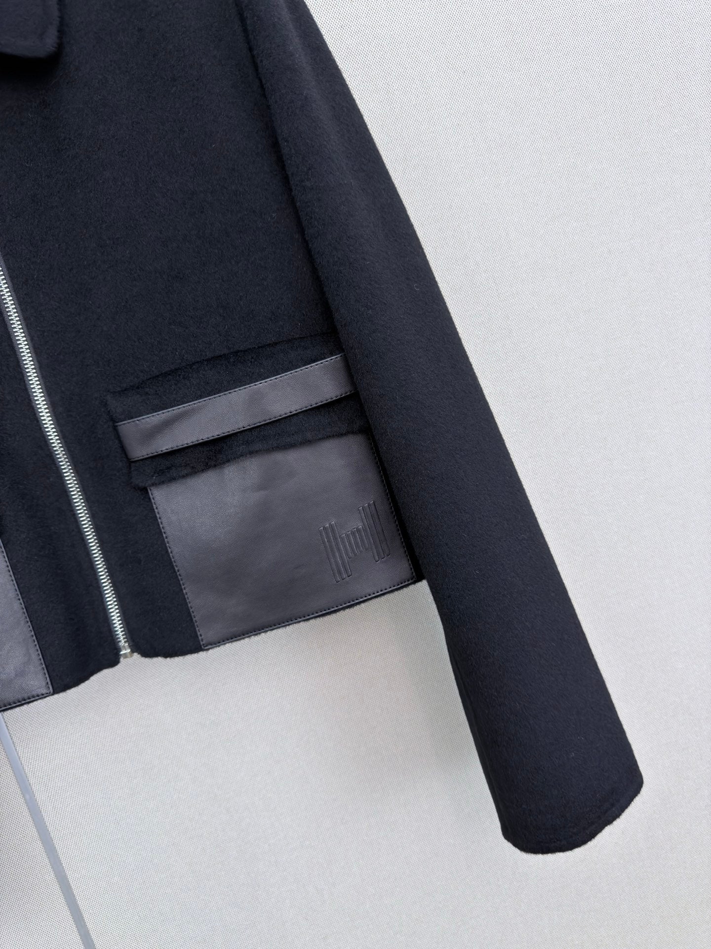 HM 26s Double-Sided Lapel Coat Black Cashmere 407086