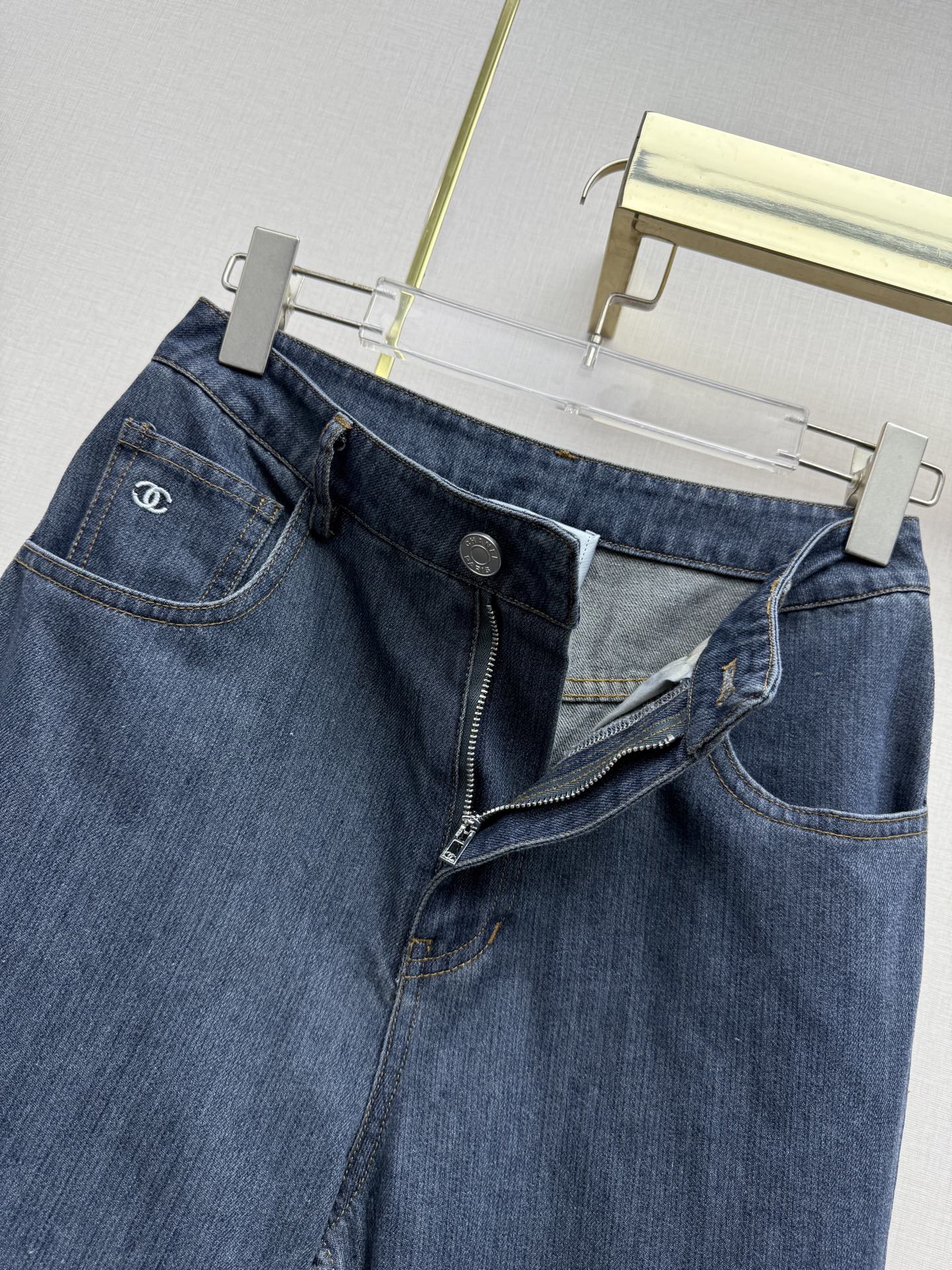 CC Fall Winter 2026 Straight Leg Jeans Dark Denim Blue 421781