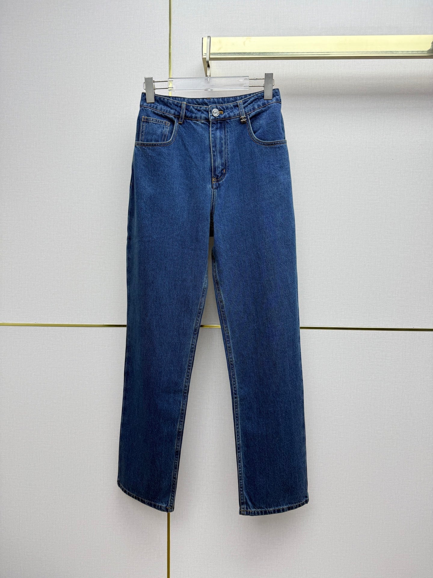 CC 26s Straight Leg Jeans Dark Blue Denim 421830
