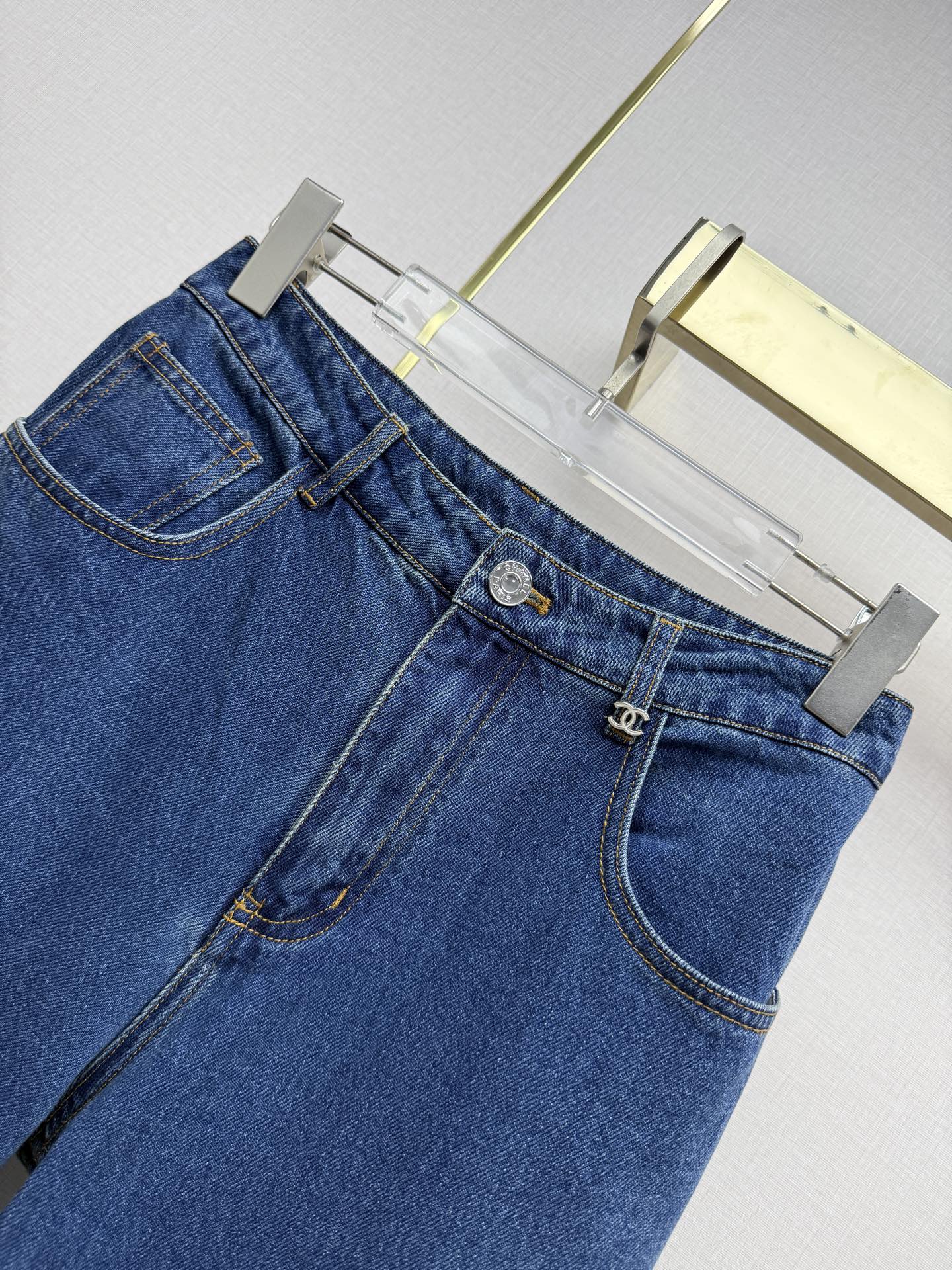 CC 26s Straight Leg Jeans Dark Blue Denim 421830