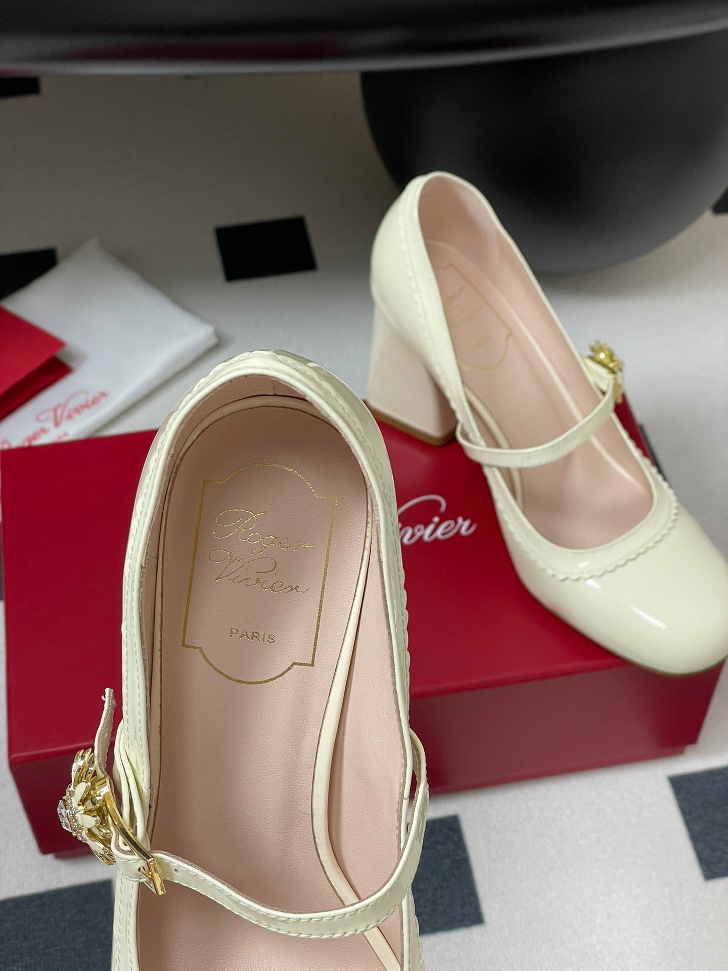 Viv 25 Mary Jane 60 Light Lime Patent Calf Leather 247886