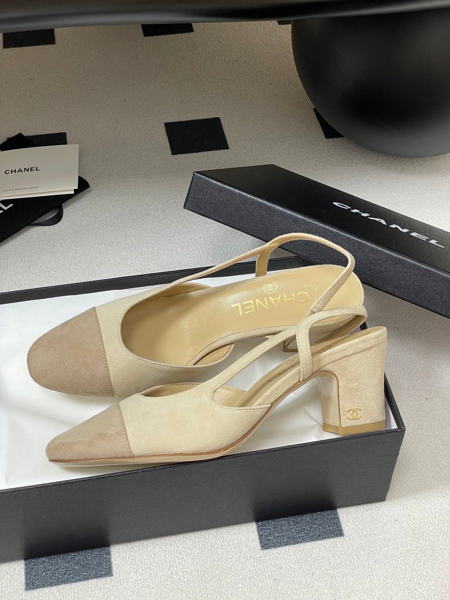 CC 25 SlingBack 65mm Beige Suede 393989