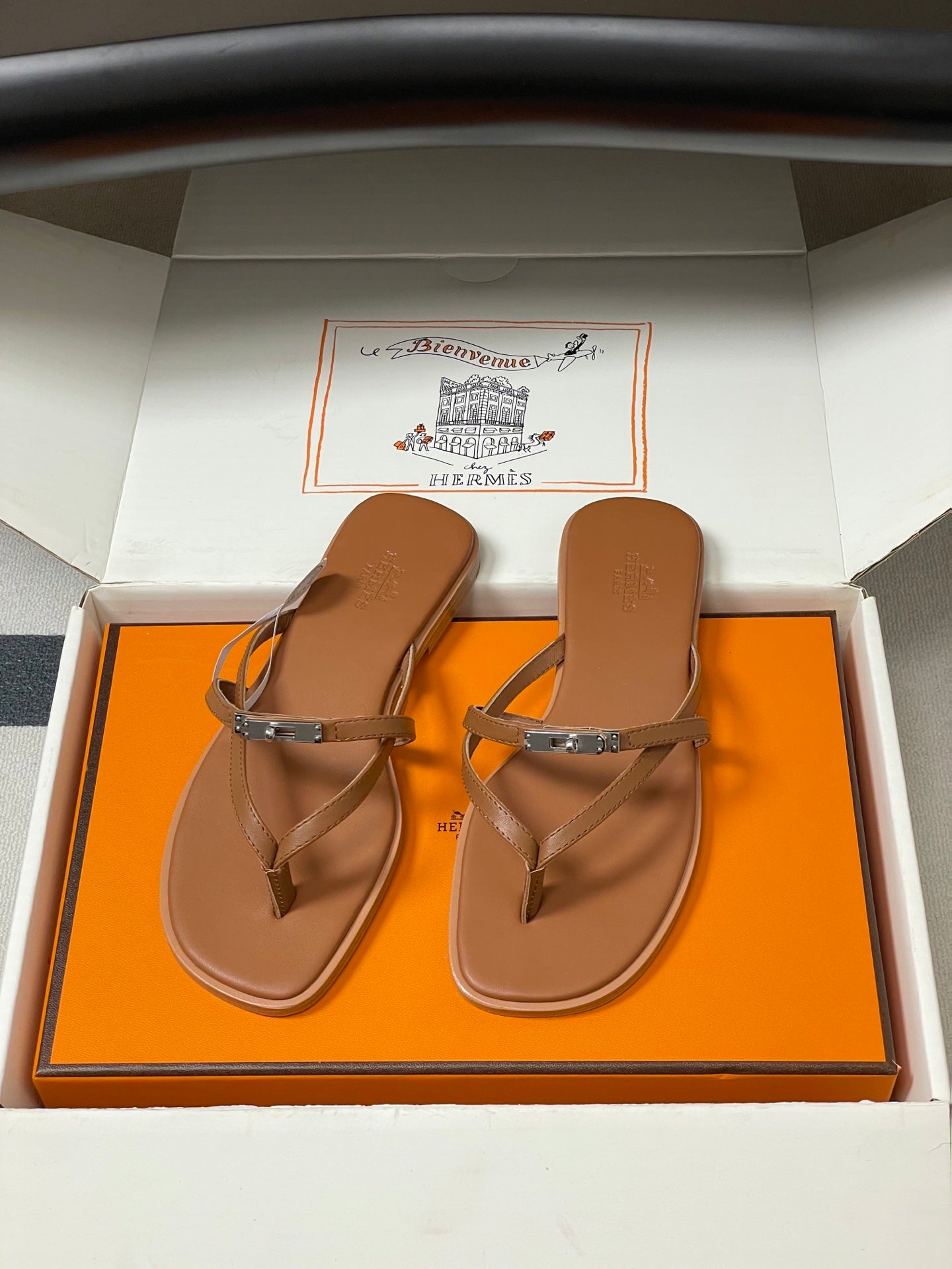 HM Miss Sandal Brown Calfskin 593793