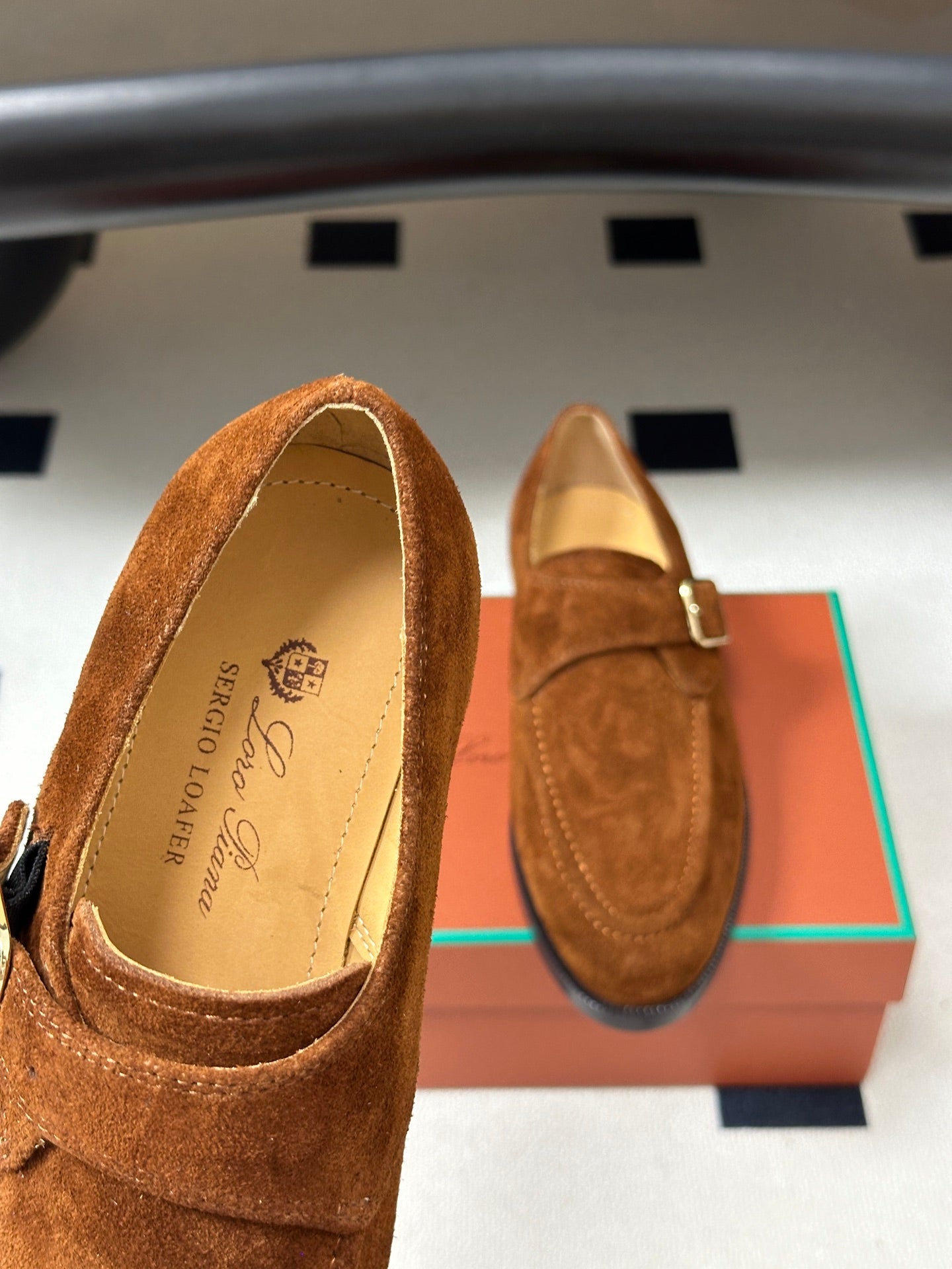 LP Sergio Loafer Brown Suede 903163