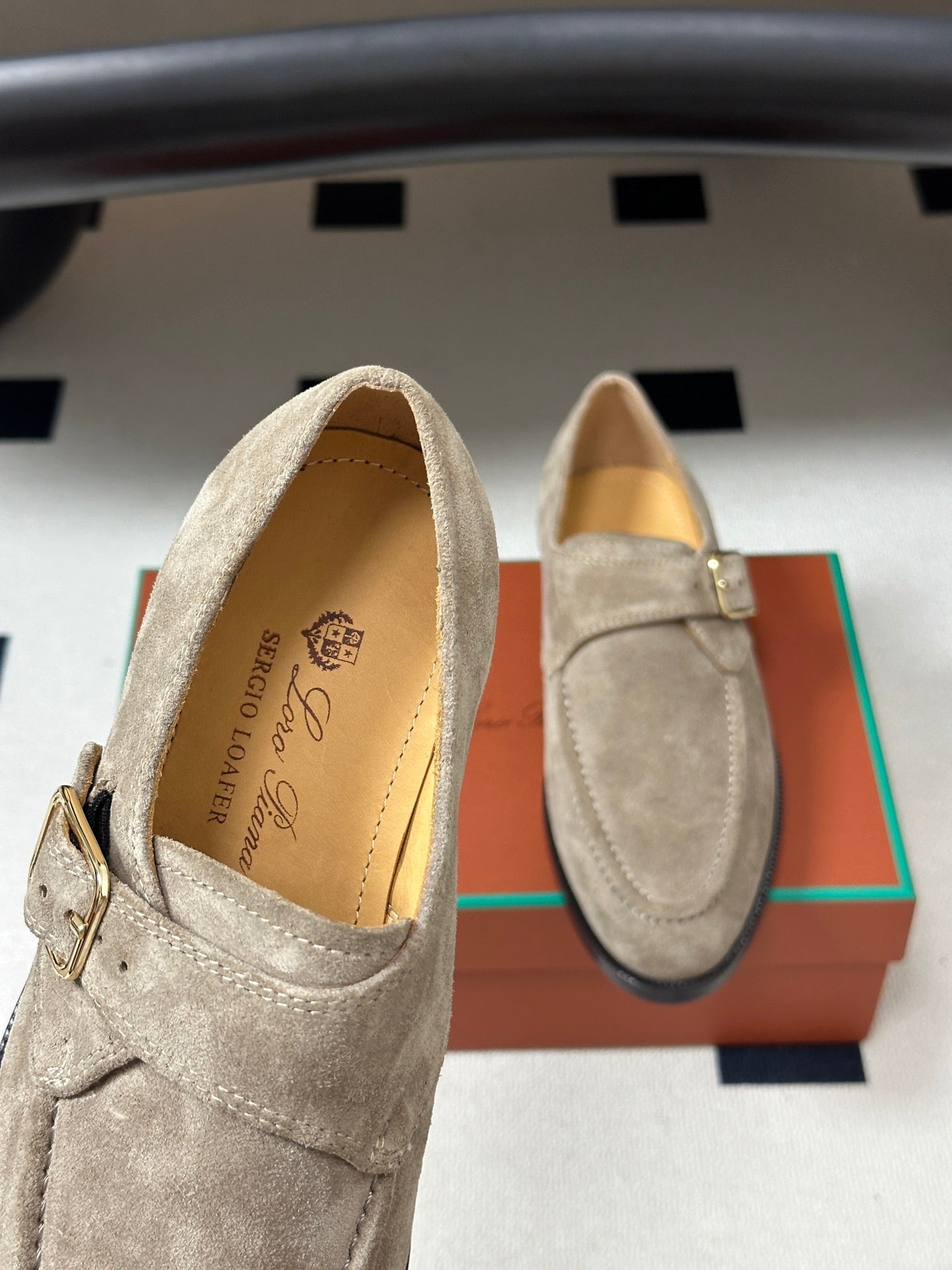 LP Sergio Loafer Light Taupe Suede 903165