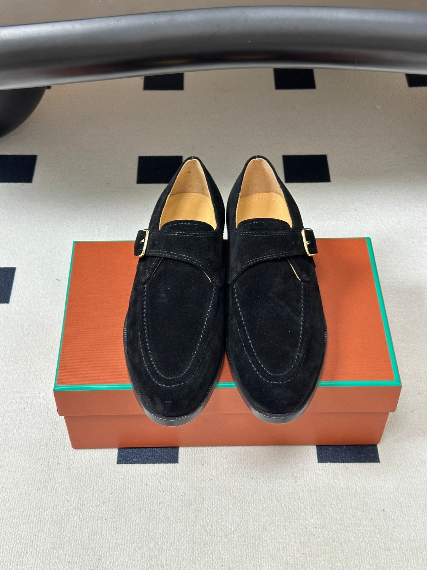 LP Sergio Loafer Black Suede 903166