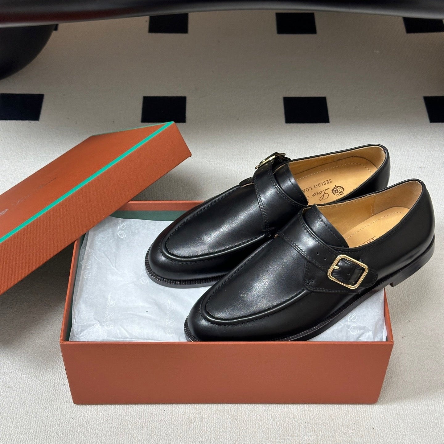LP Sergio Loafer Black Calfskin 903168