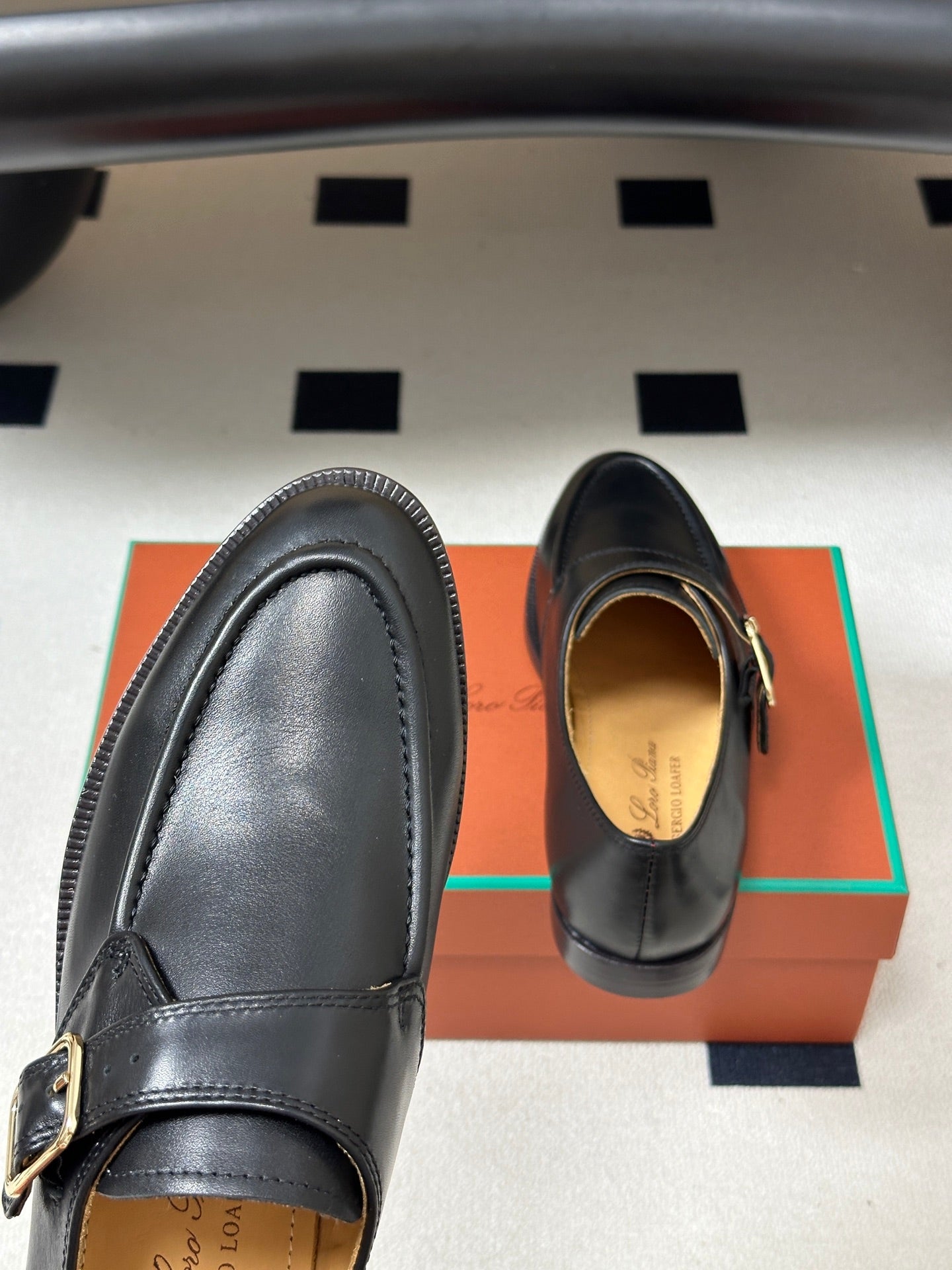 LP Sergio Loafer Black Calfskin 903168