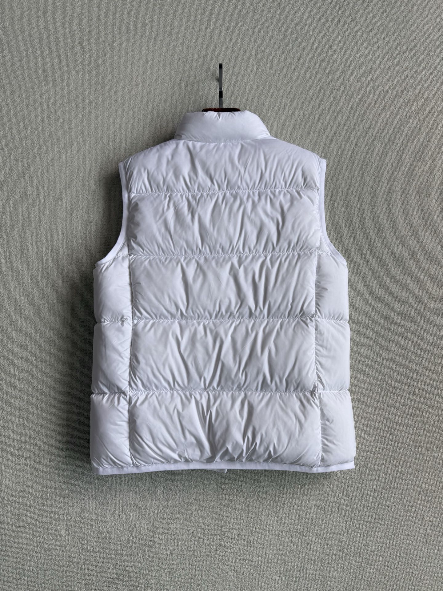 MC 2025 Down Vest White Nylon