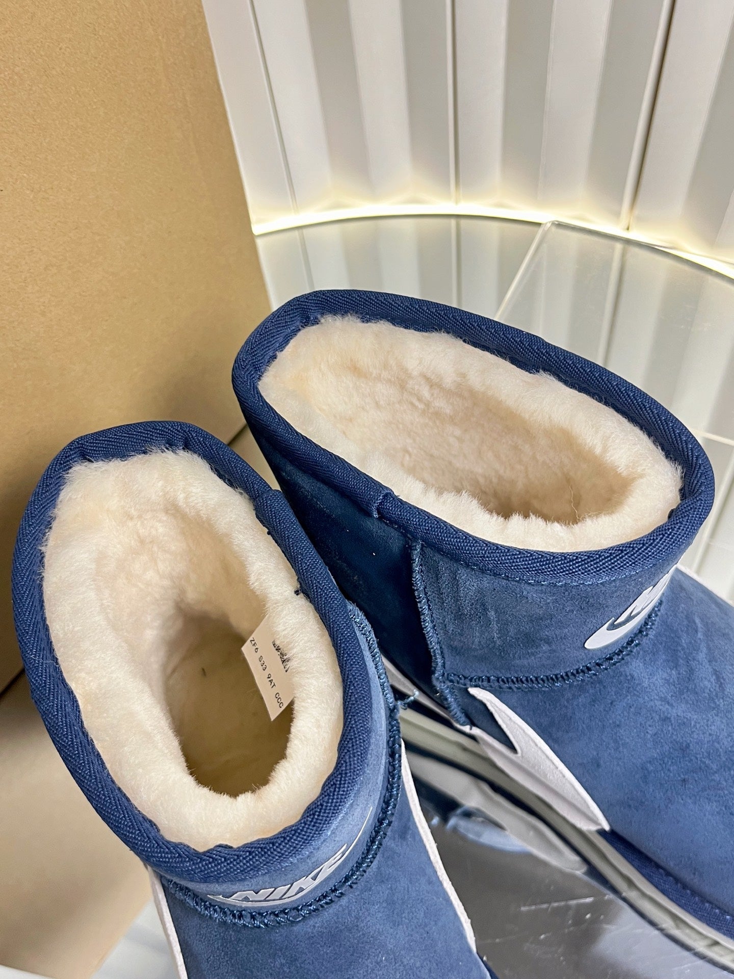 UGG x Nike Boots Blue Suede 548549