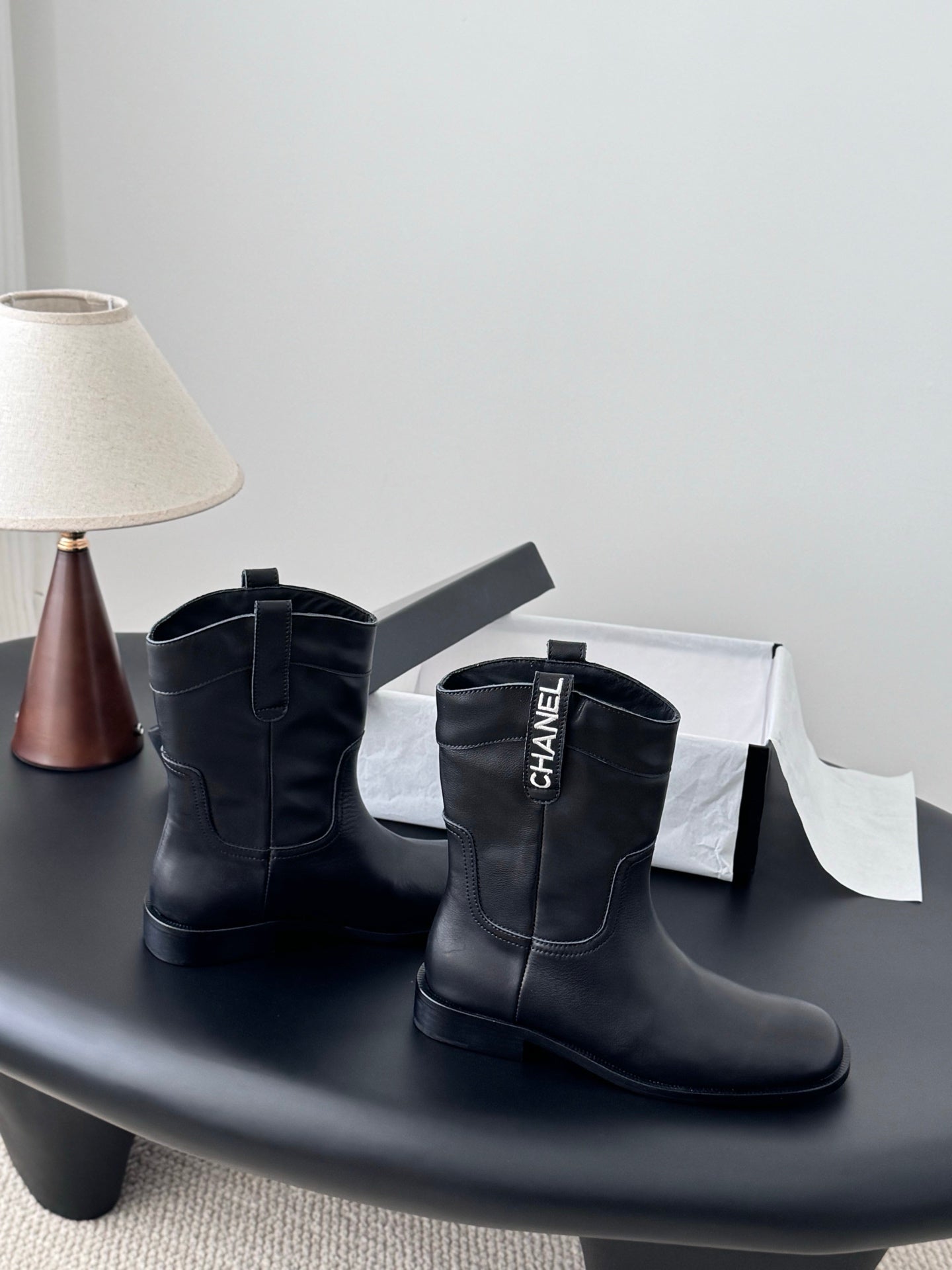 CC 25A Métiers d'Art Ankle  Boots Black Cowhide 540759