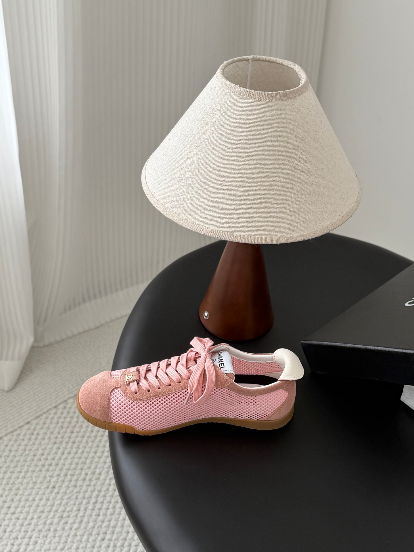 CC 26s Casual Shoes Light Pink Mesh Suede 914920