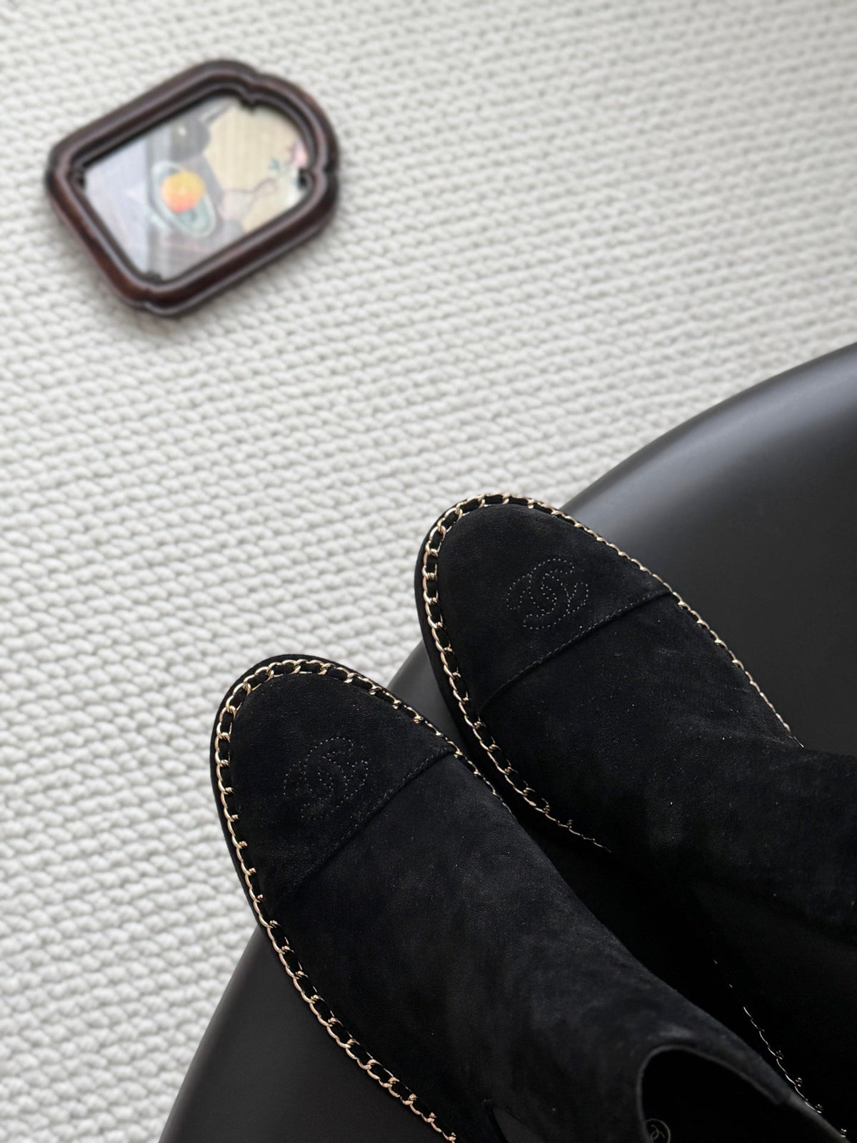 CC 26s Chelsea Ankle Boots Black Suede 122415