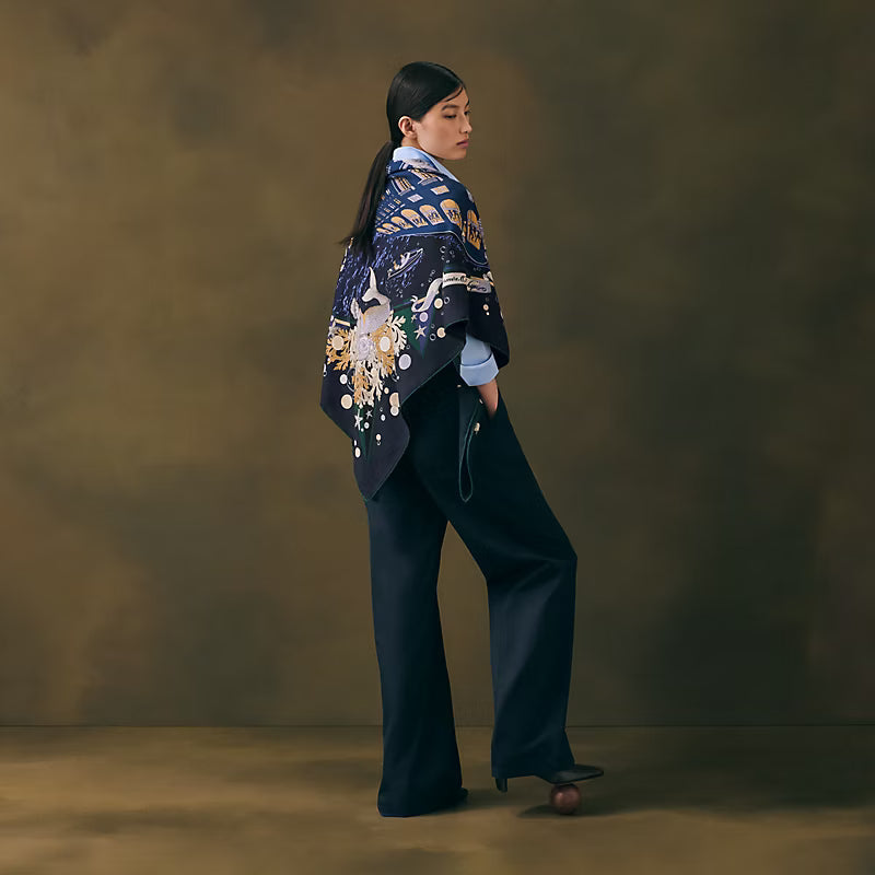 HM 26s Scarf 140 In Cashmere And Silk 513478