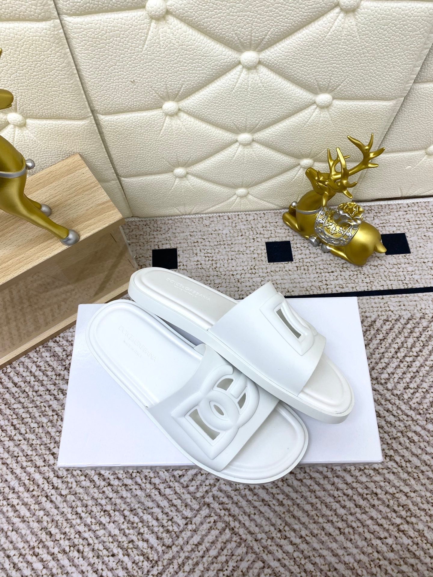 Dc Slipper White Rubber 361632
