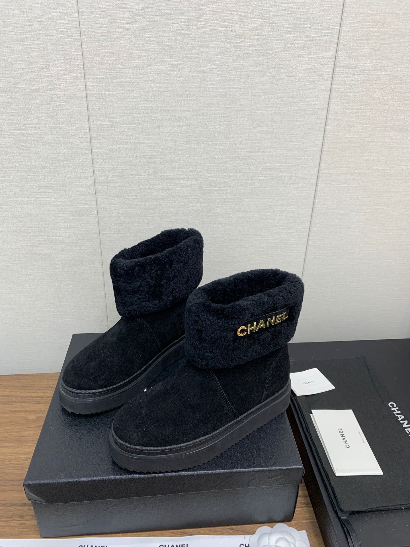 CC Ankle Boots Black Suede