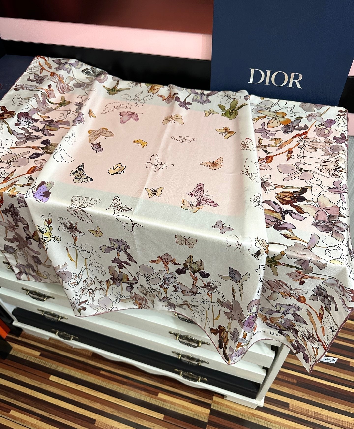 Dior 26s Scarf 90cm Silk 304666