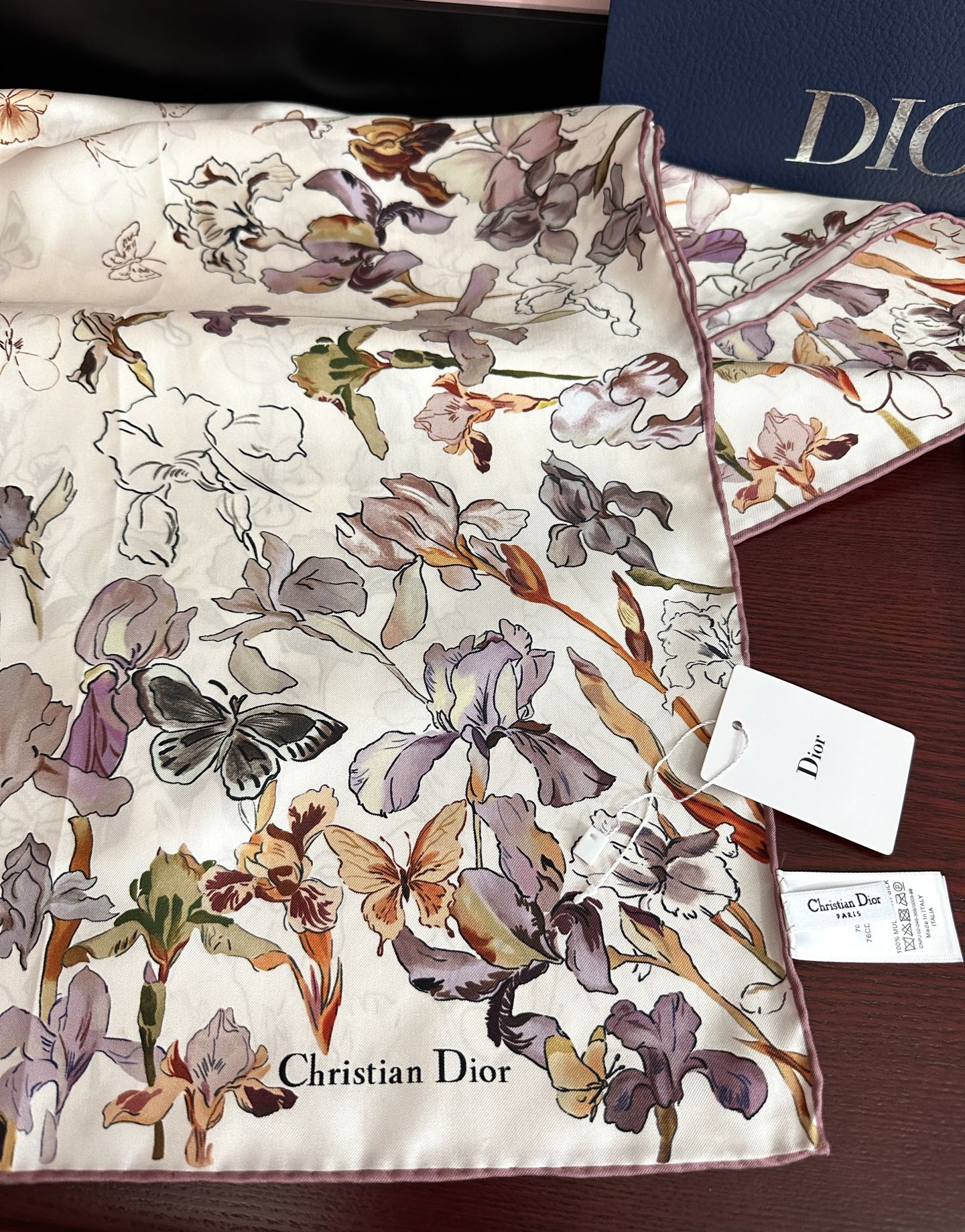 Dior 26s Scarf 90cm Silk 304666