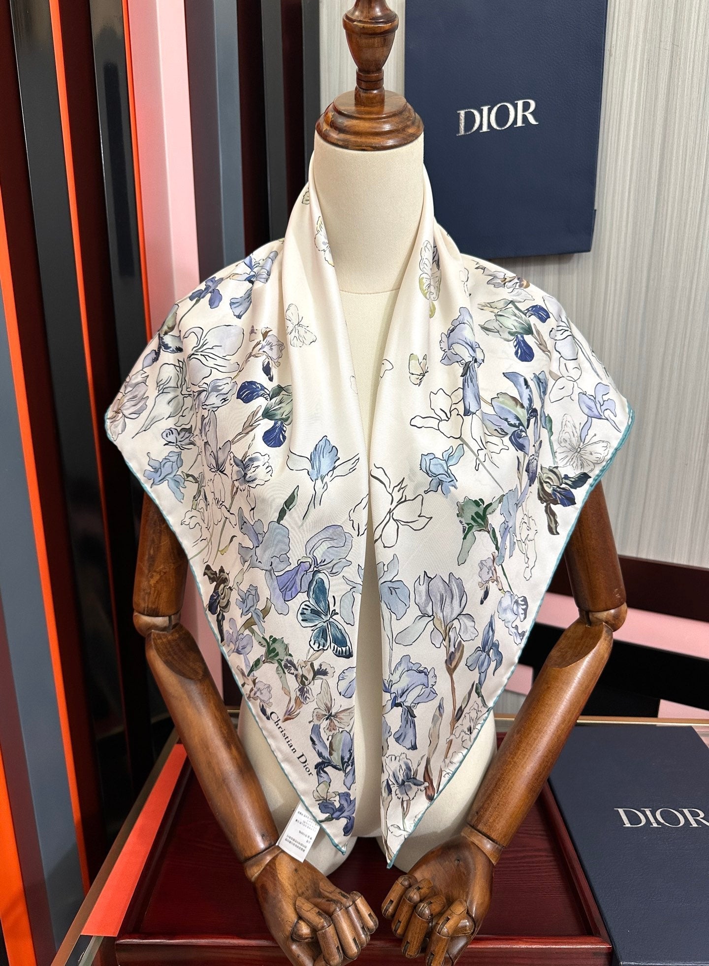 Dior 26s Scarf 90cm Silk 304667