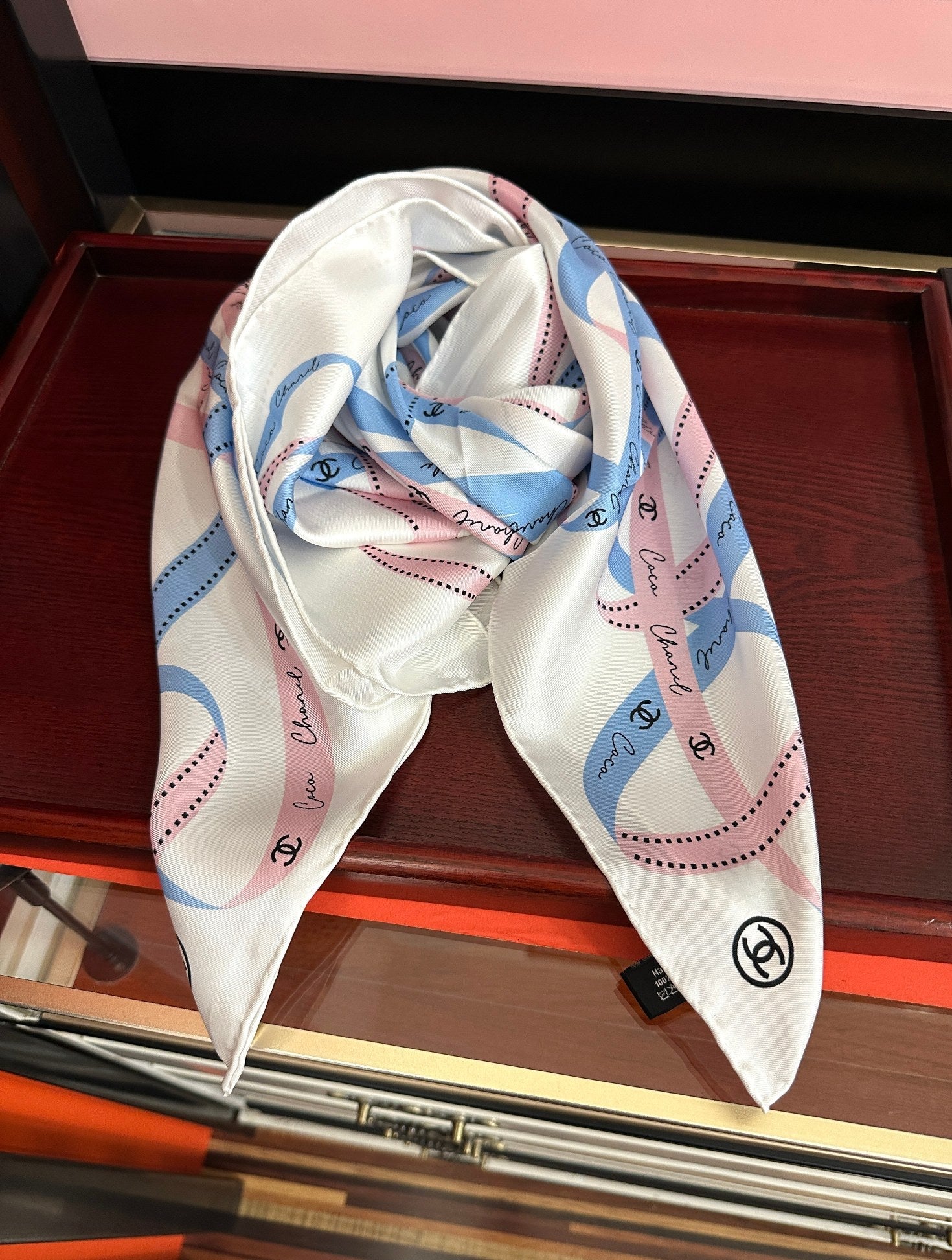 CC Scarf 90x90 Colorful Twill Silk 445039