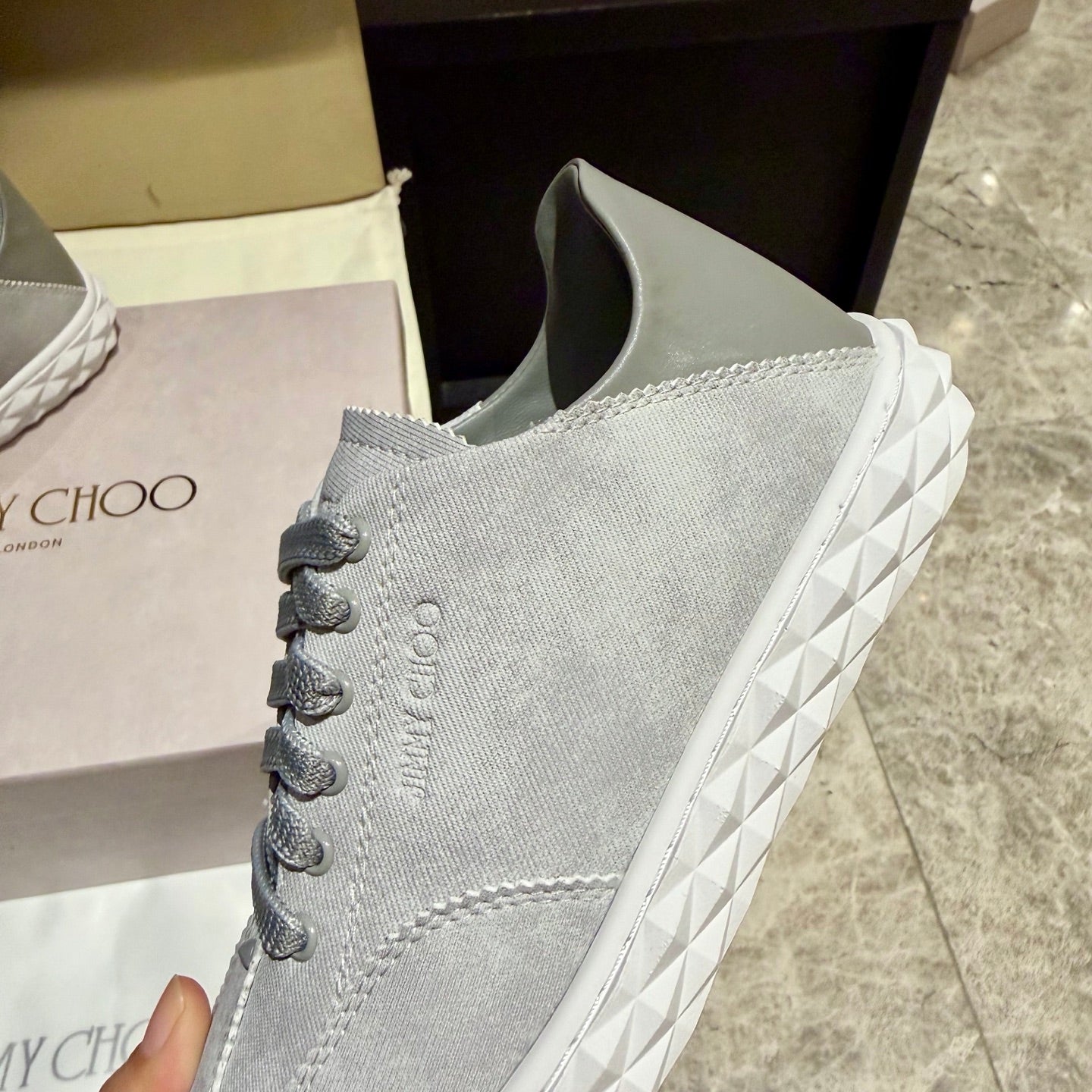 Jimmy Diamond Light Flex Sneaker Grey Suede 715042