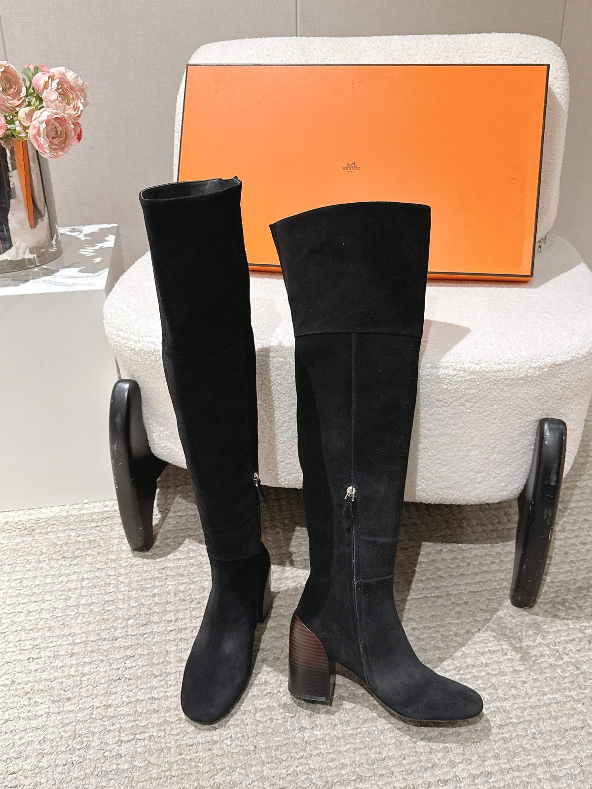 Hermes 26s Nalla High Boots 168289