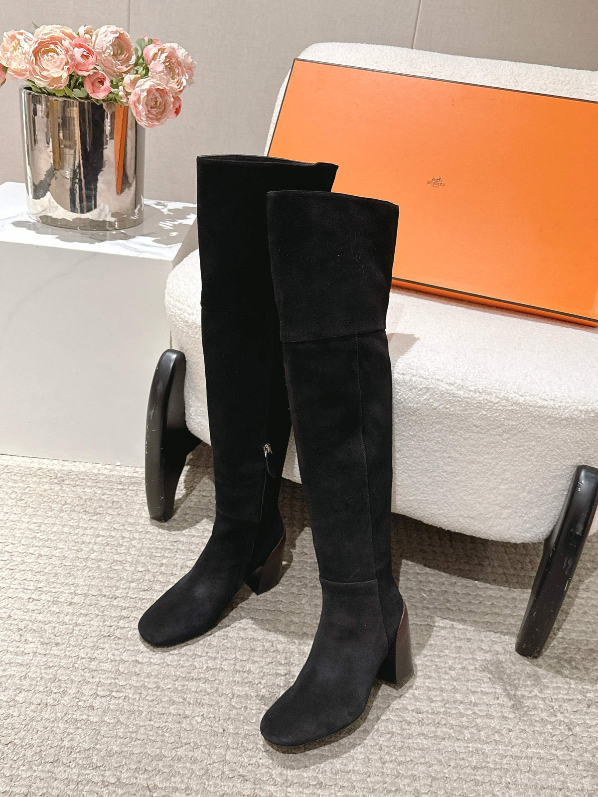 Hermes 26s Nalla High Boots 168289