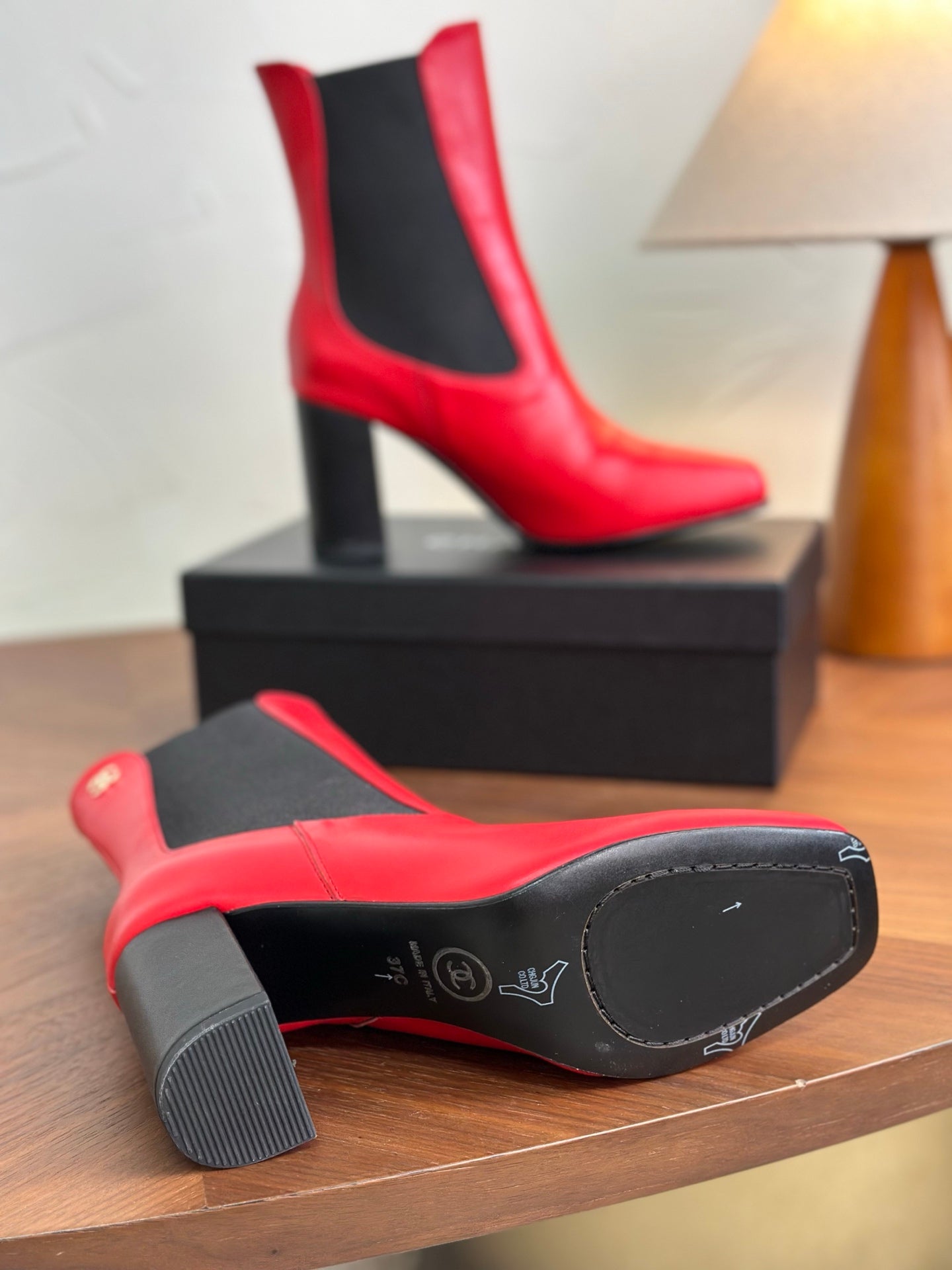 CC 26s Ankle Boot Red Lambskin 938107