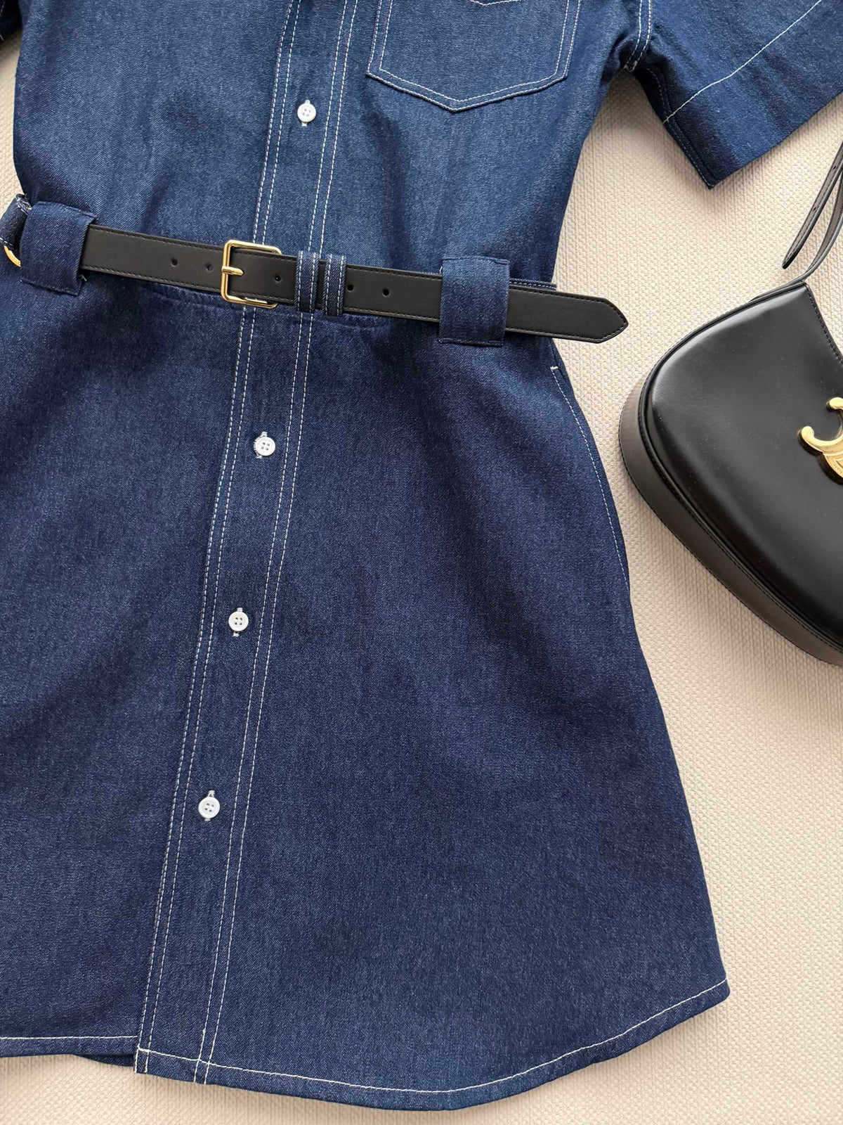Celine 26s Denim Dress 314
