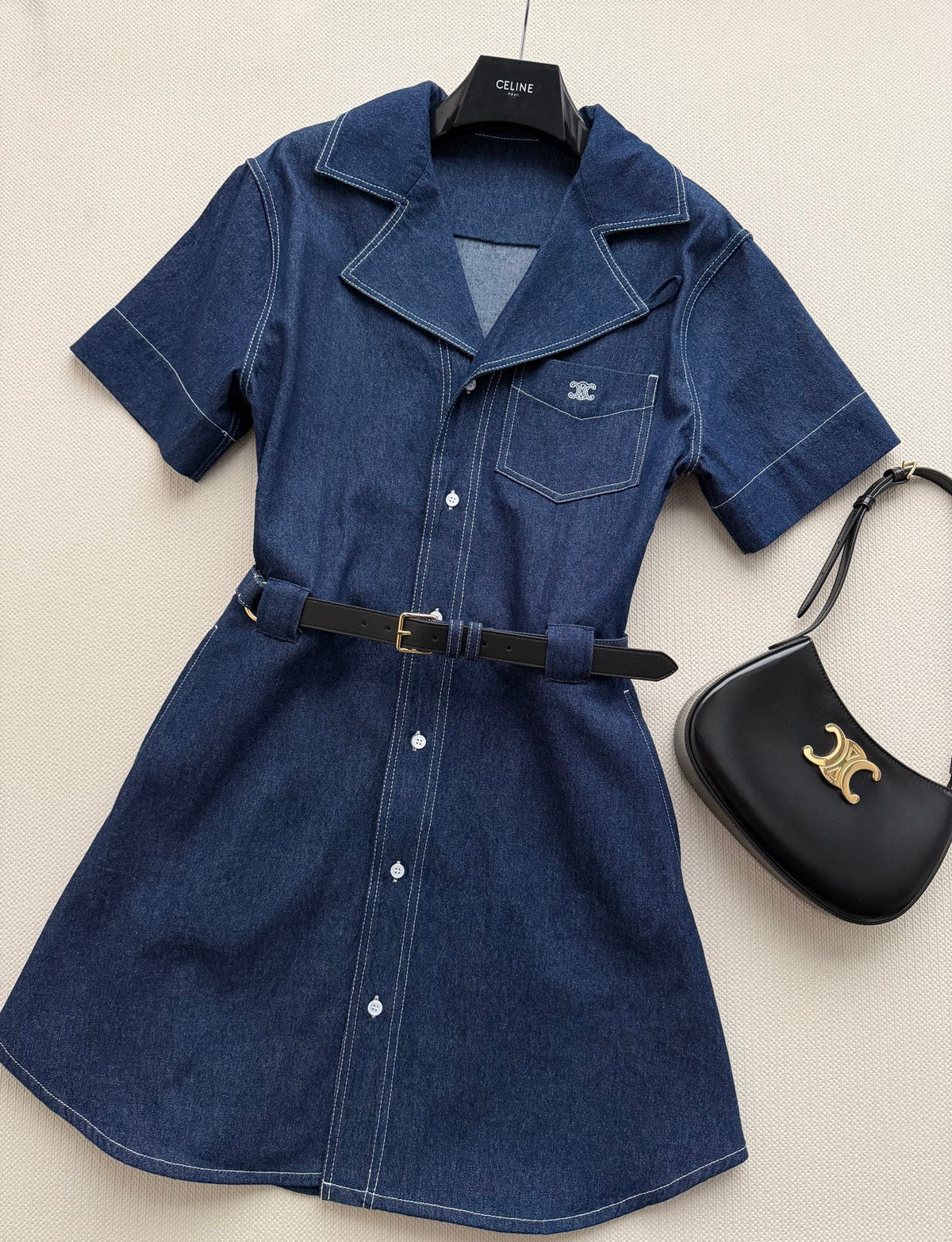 Celine 26s Denim Dress 314