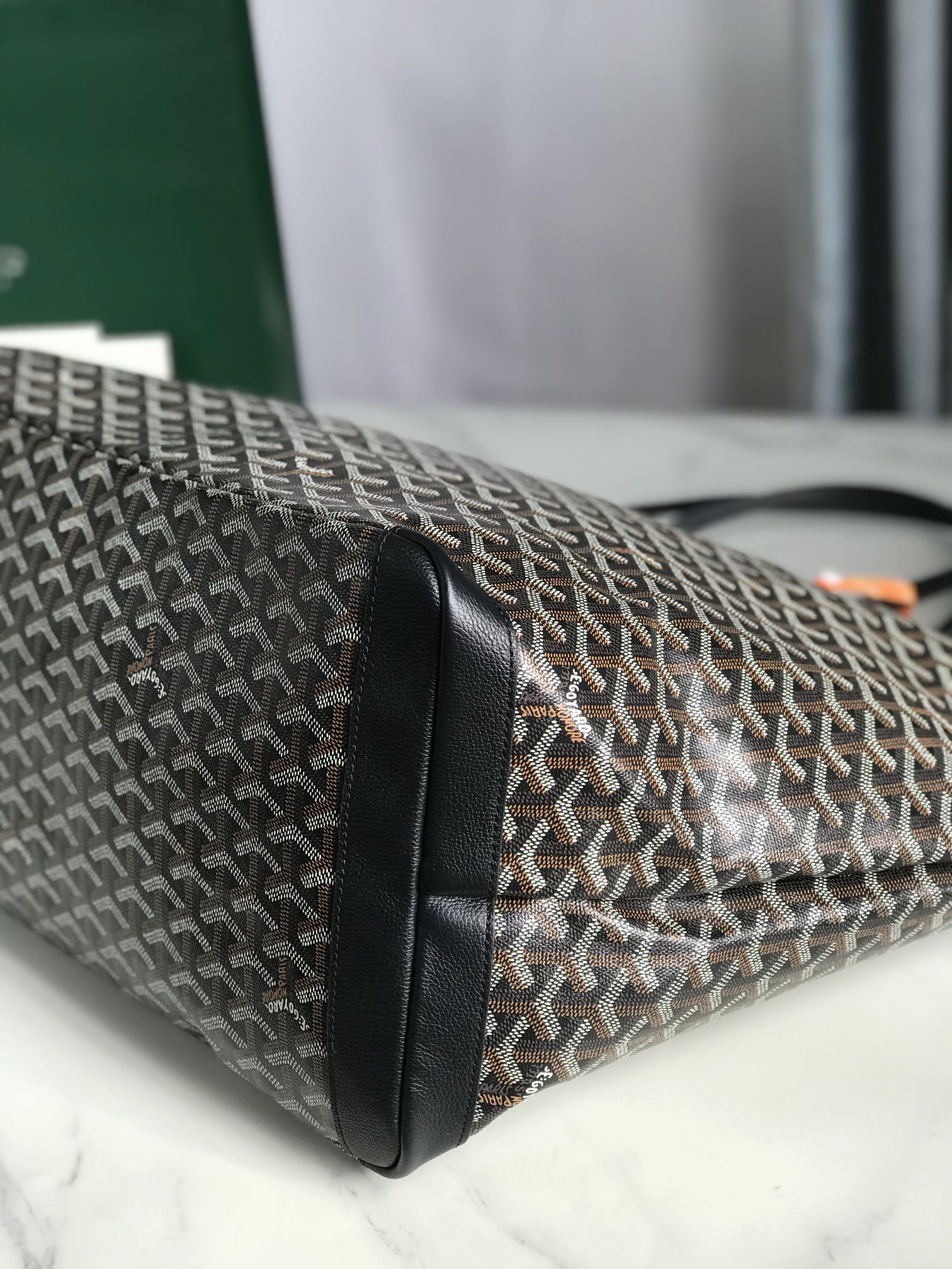 Goyard Artois GM Bag 37cm Black Canvas & Calfskin