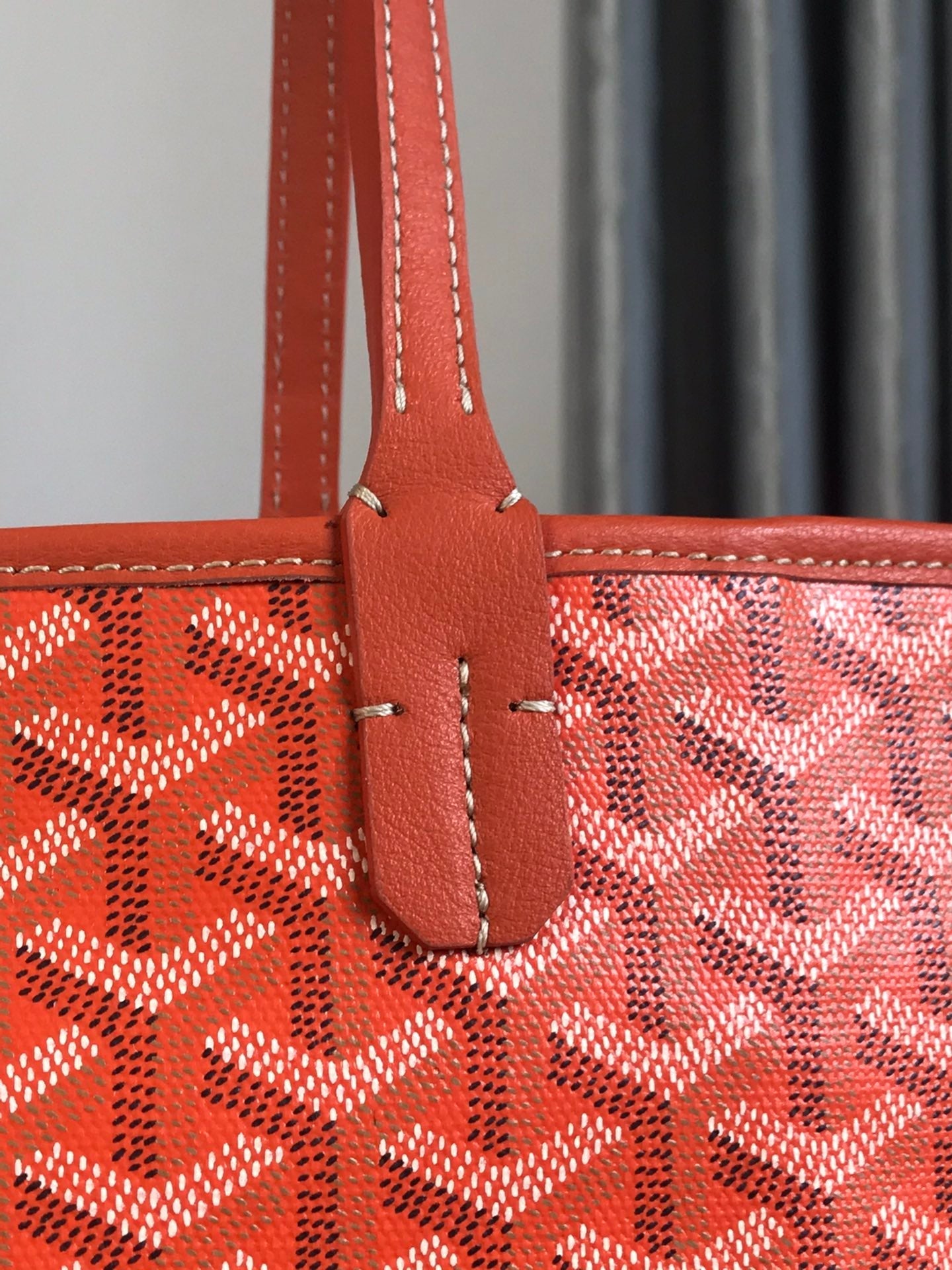 Goyard Artois PM Bag 35cm Orange Canvas & Calfskin