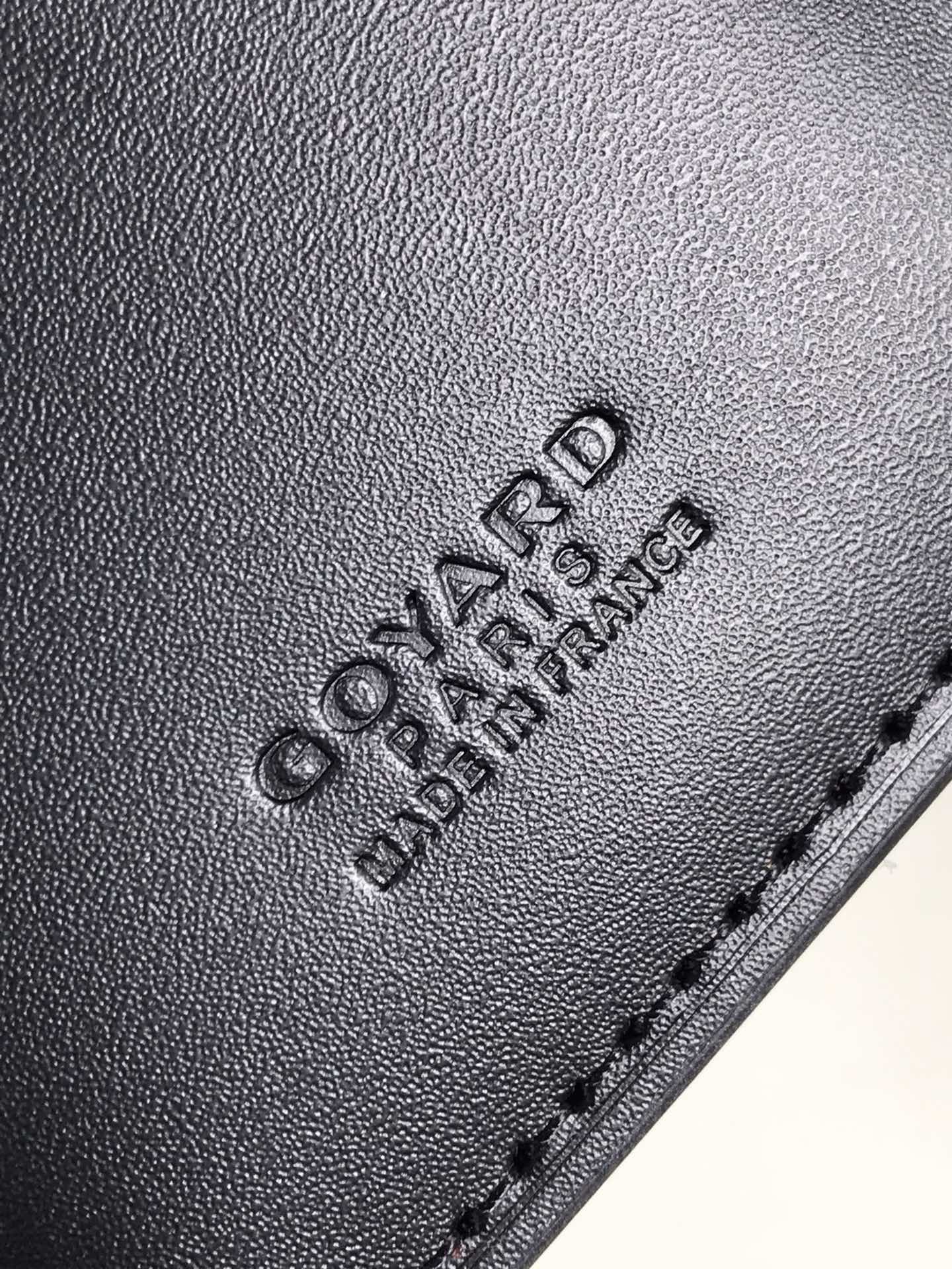 Goyard Saint-Pierre Card Wallet 11cm Black Canvas