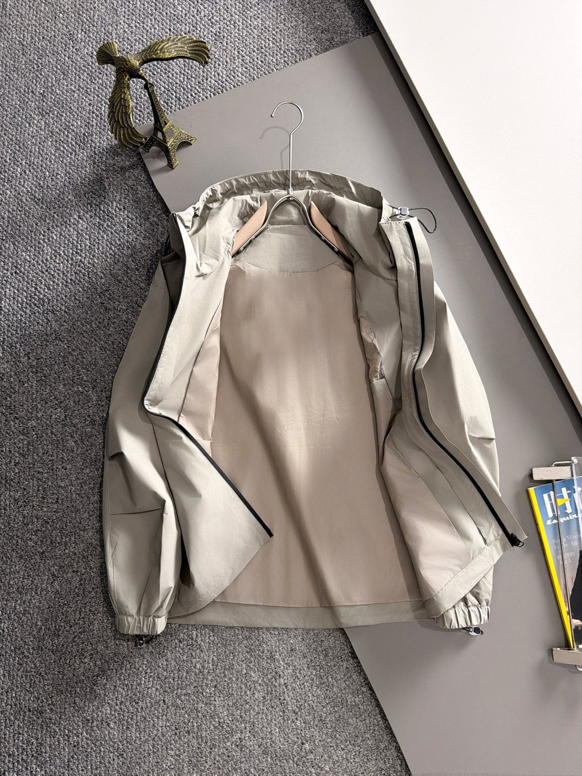 Dior 26s Men Hooded Windbreaker Jacket Nylon 434239
