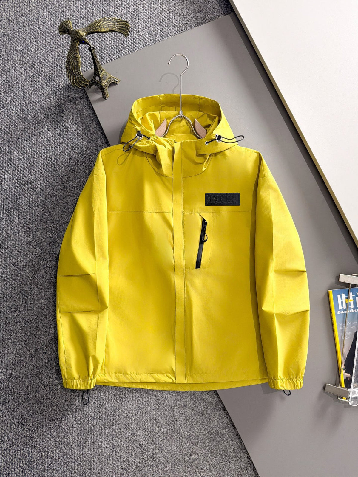 Dior 26s Men Hooded Windbreaker Jacket Nylon 434241