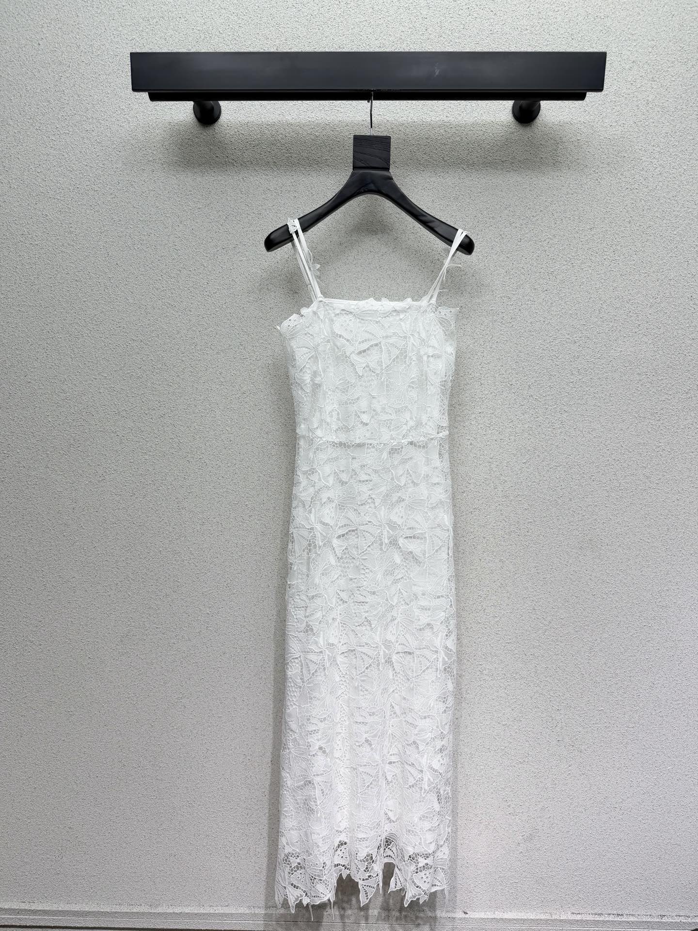 CD Water-soluble Floral Lace Long Dress  393910