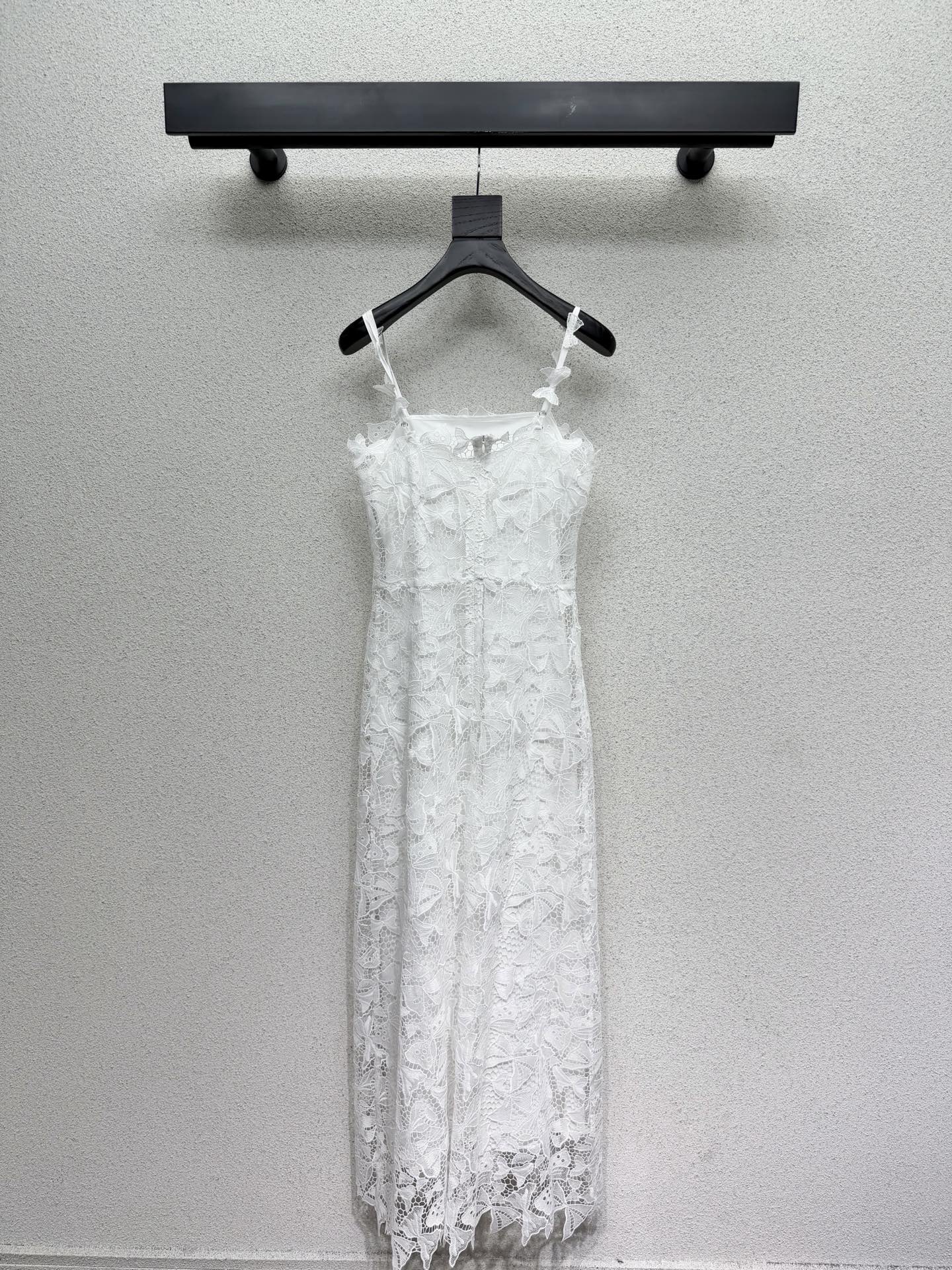 CD Water-soluble Floral Lace Long Dress  393910