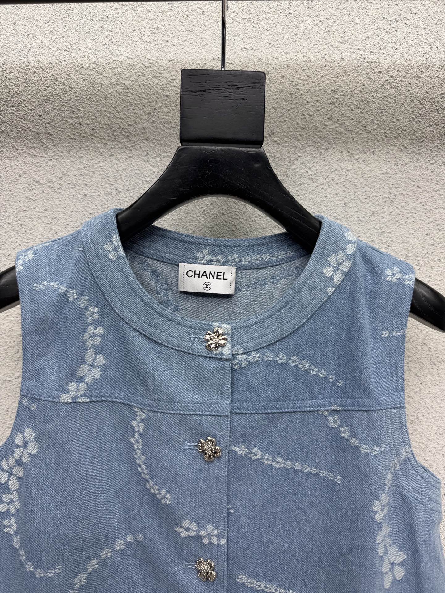 CC Set Jeans Vest  Blue Denim 393953